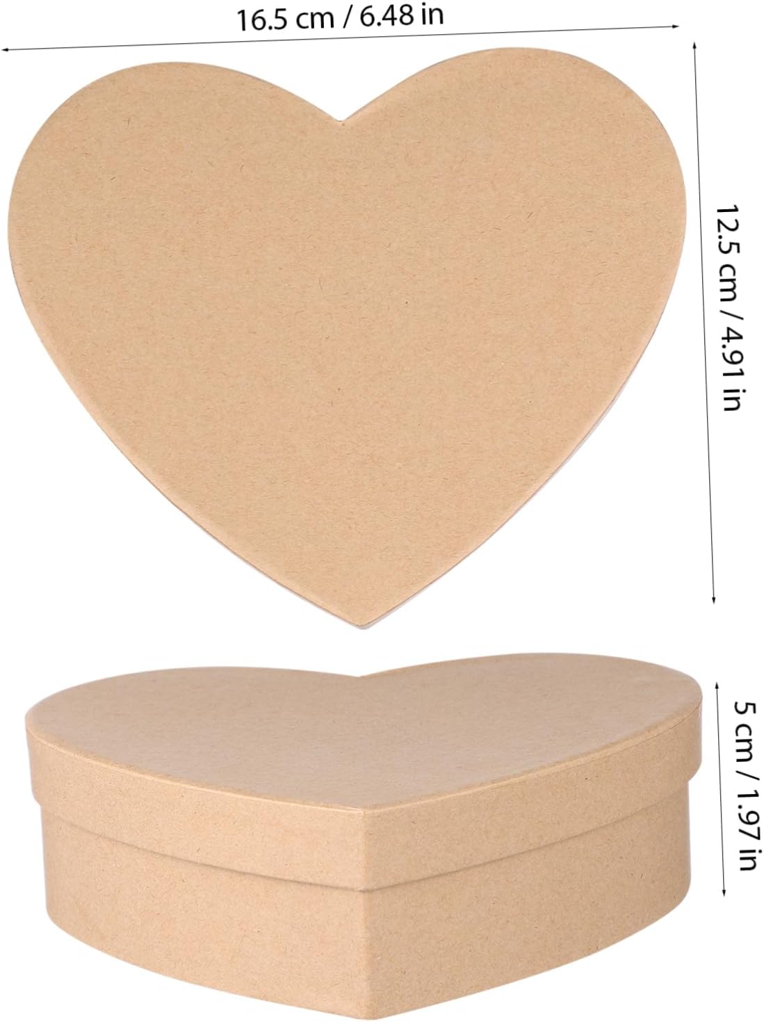 UTHCLO Valentine Shape Decorative Gift Box for Party Candies