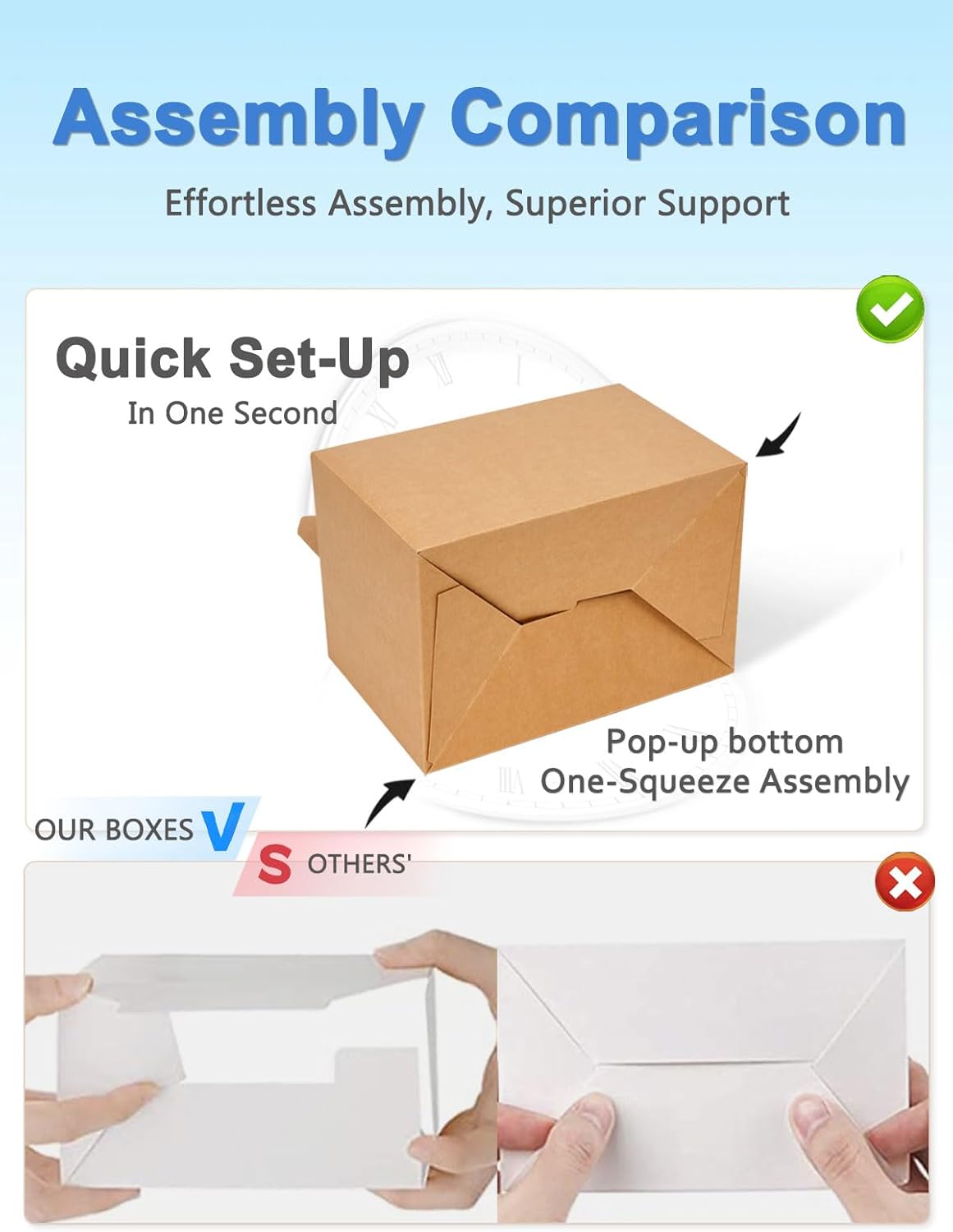 Shallive 15 Pcs Large Treat Boxes With Handle