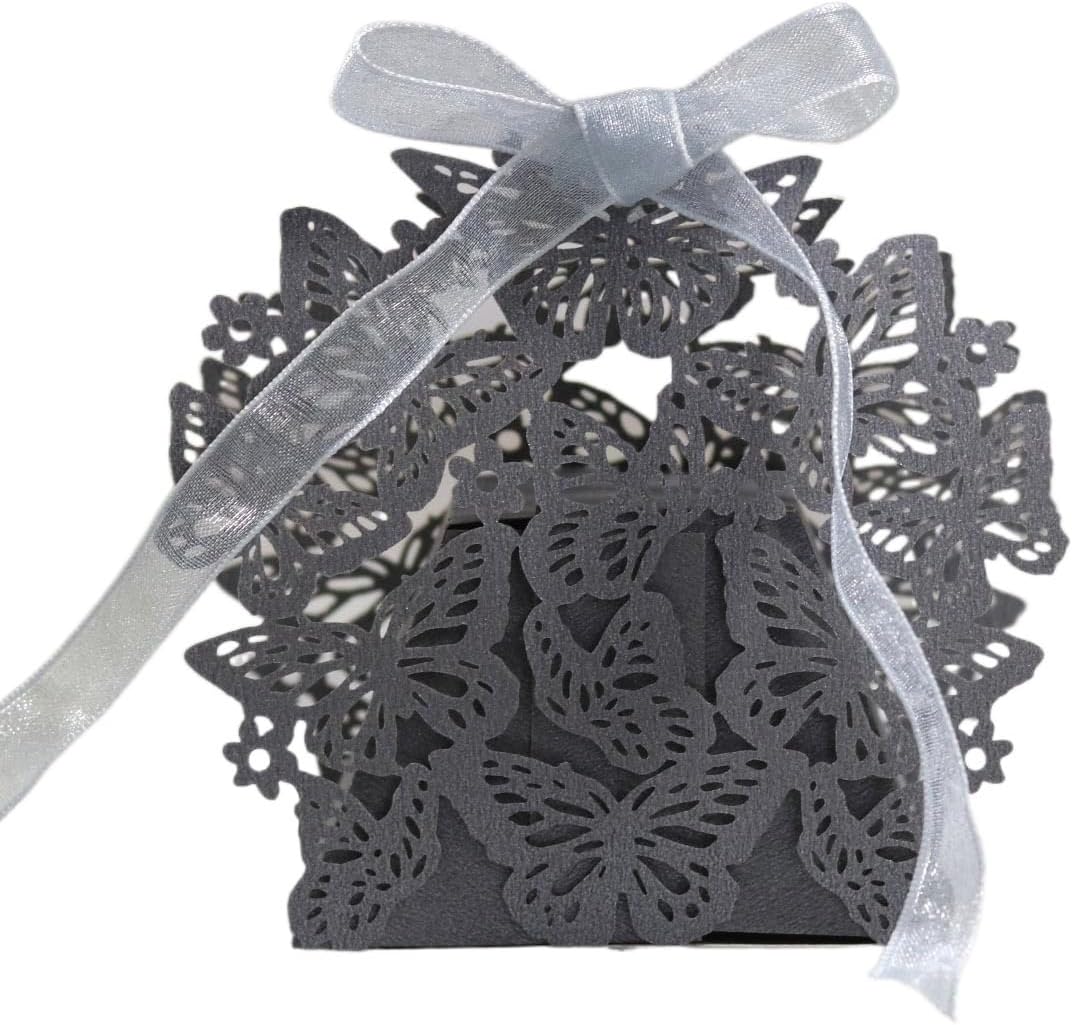 MODADA Reflective Gold Butterfly Gift Boxes 50pcs 1