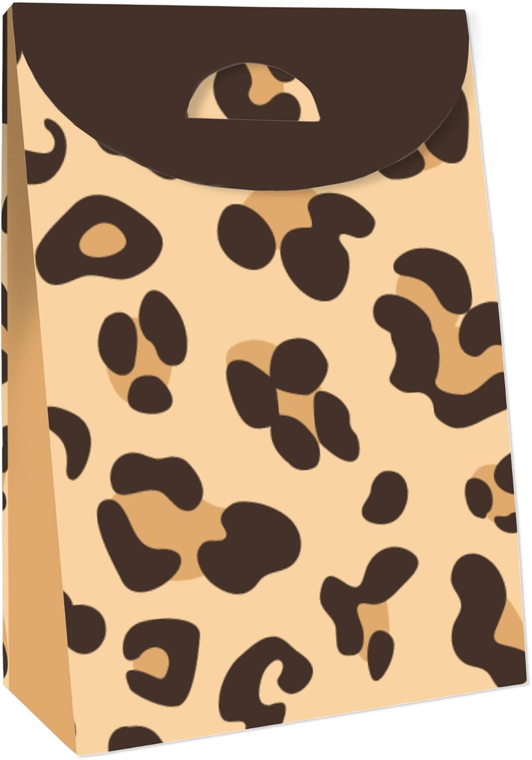 Big Dot of Happiness Leopard Print Party Goodie Bags Set of 12