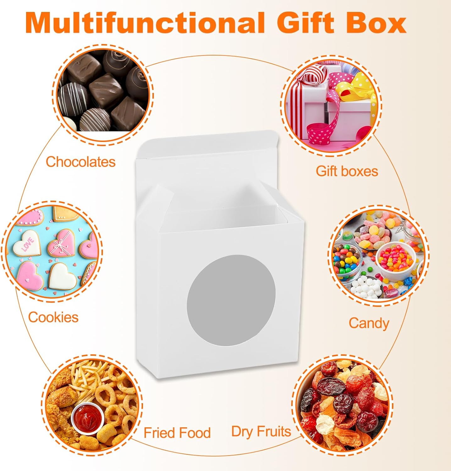 Uxcell 30Pcs Mini Kraft Soap Boxes with Clear Window 1
