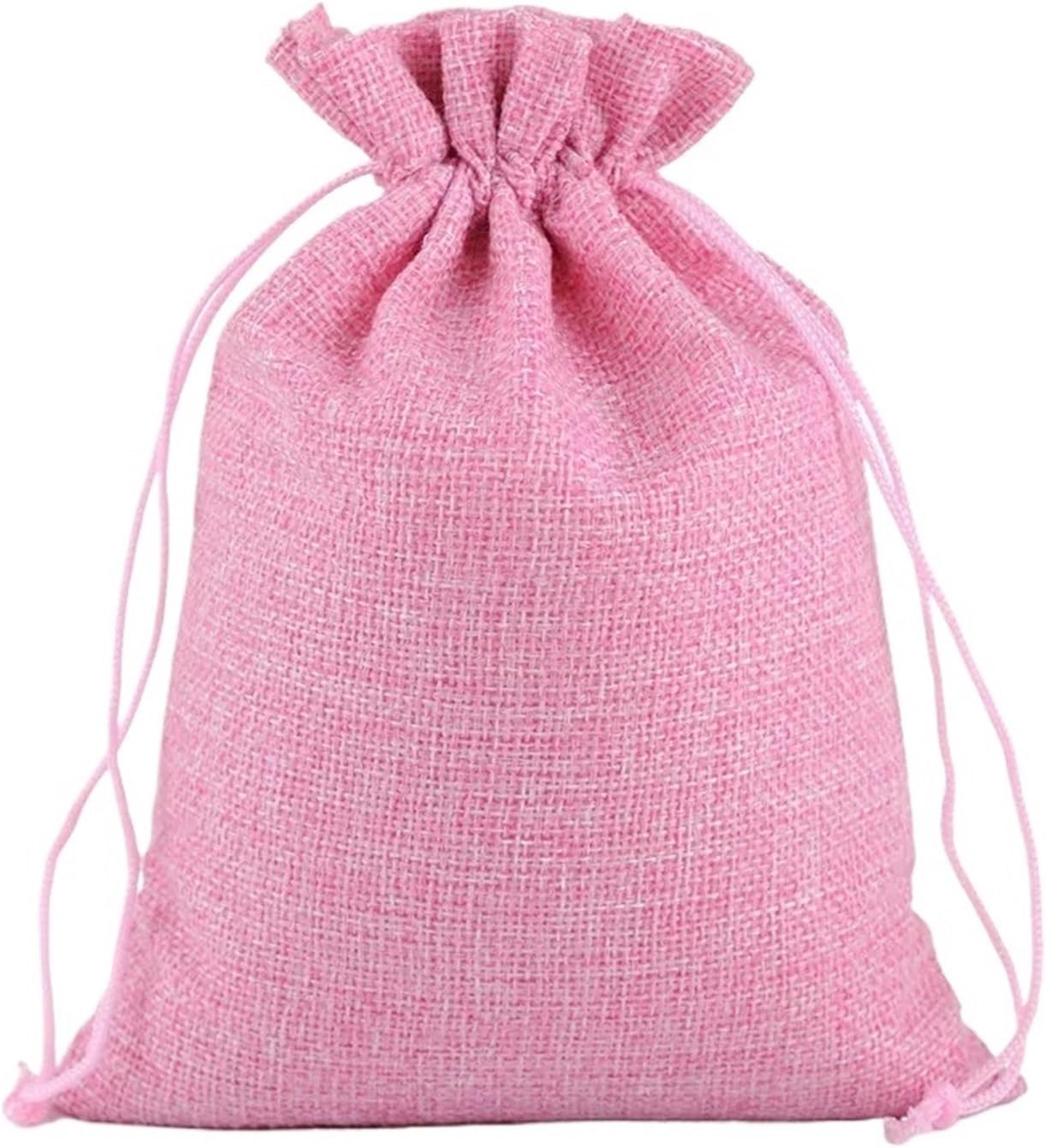 SOFXnng Cotton Linen Drawstring Gift Bags 50PCS 20X30CM