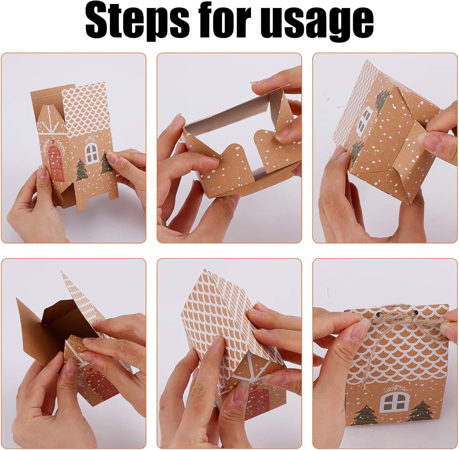 NQEUEPN 24pcs Mini Christmas Gift Boxes
