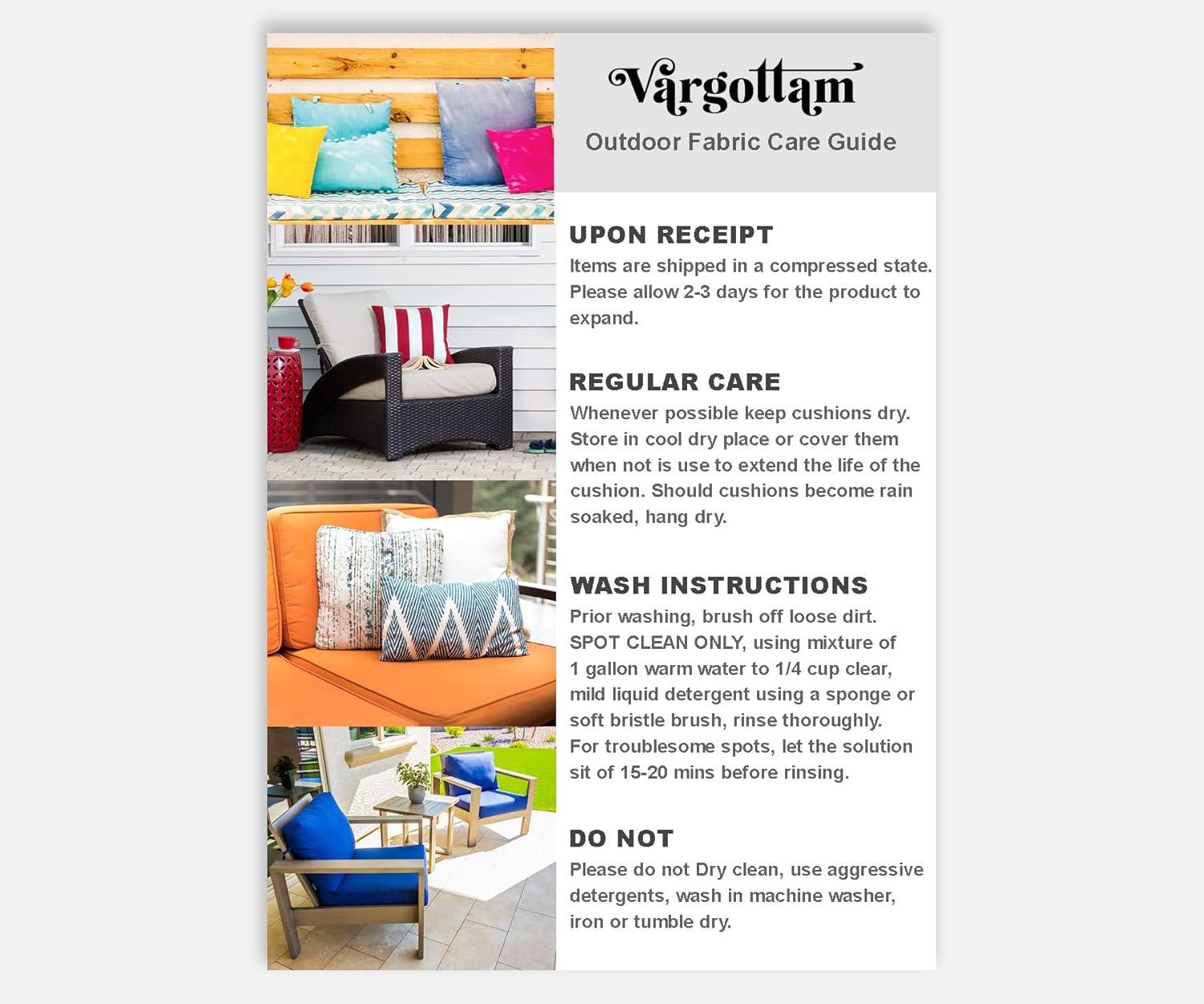 Vargottam Indoor Outdoor Polyester Lumbar Pillow Set of 2 Black