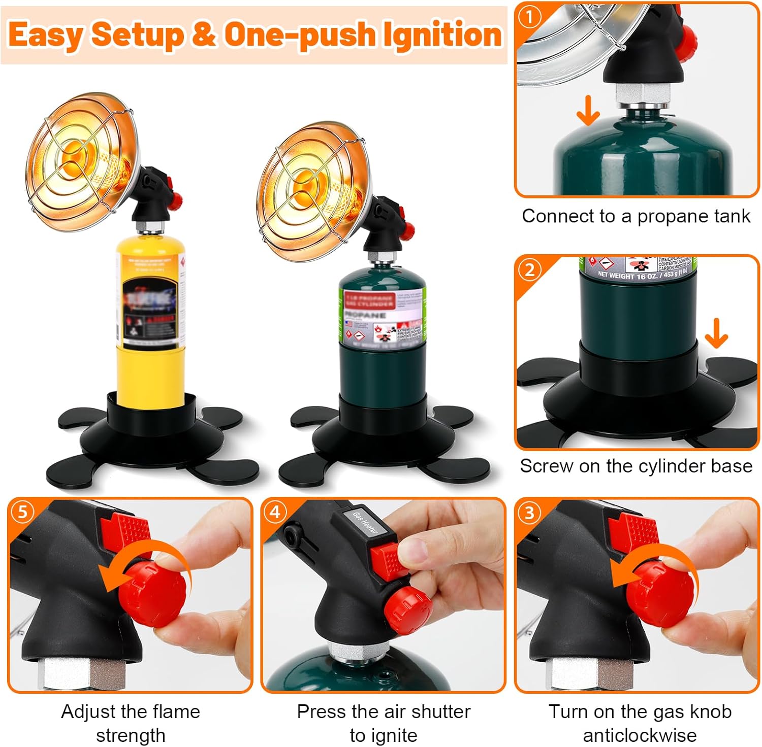 Portable Propane Heater for Camping and Outdoor Use