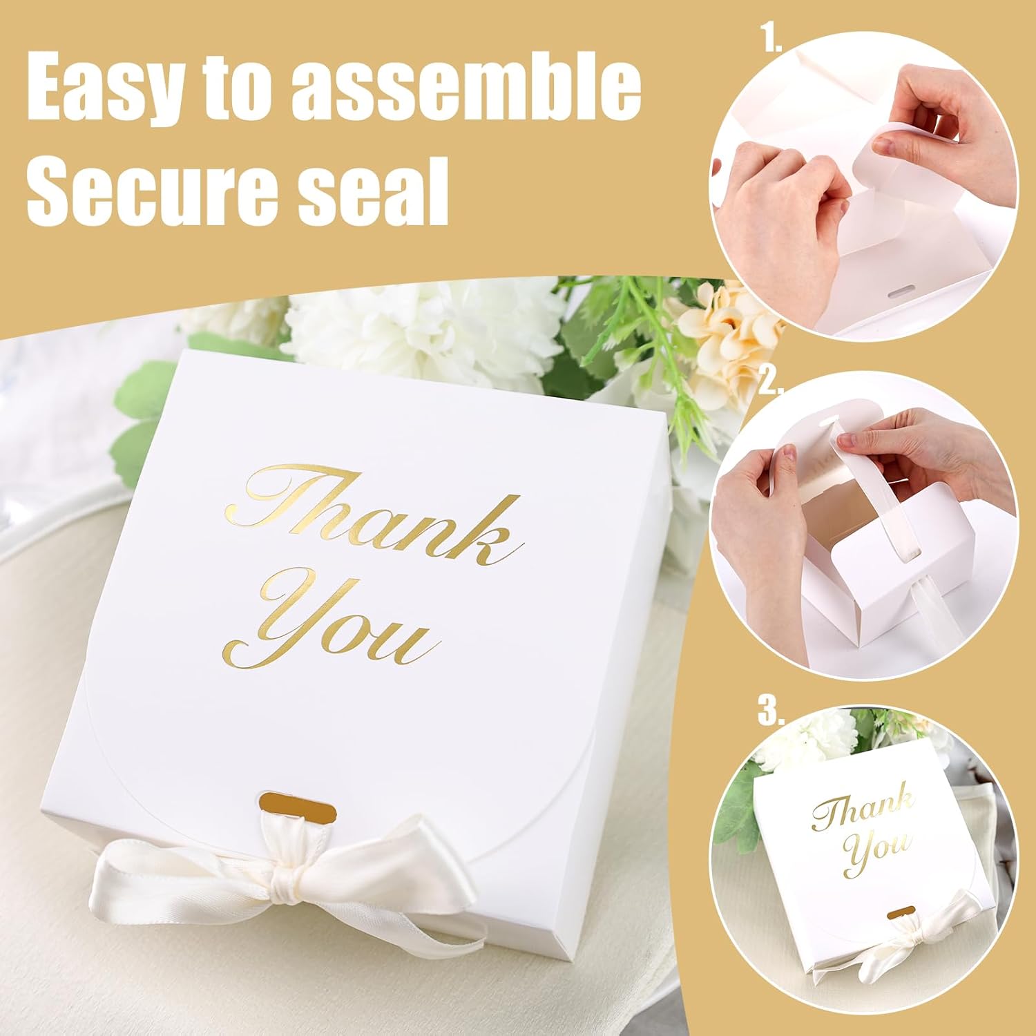 VGOODALL 20PCS Mini Gift Boxes with Bow Ribbon