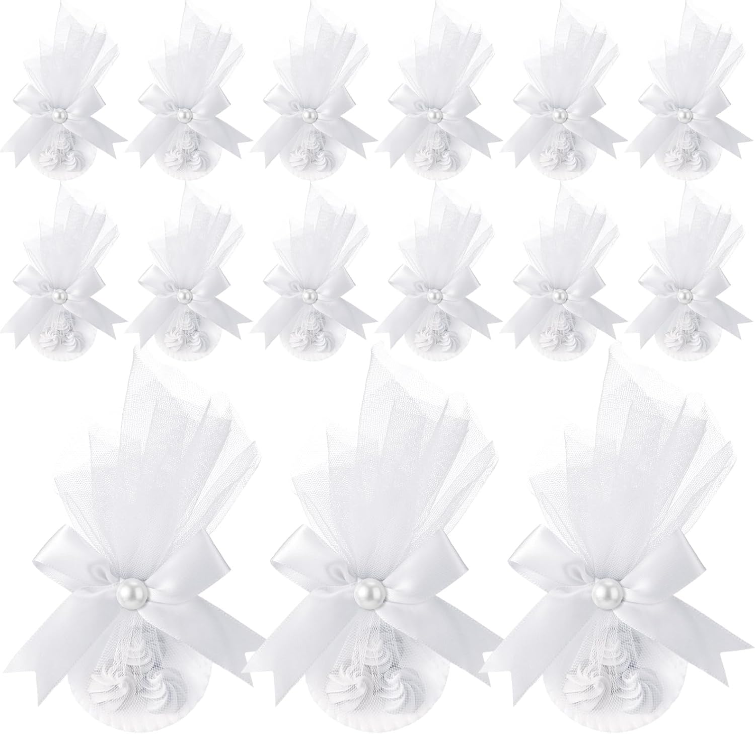 50 Pcs Seashell Candy Bags for Summer Wedding Favors
