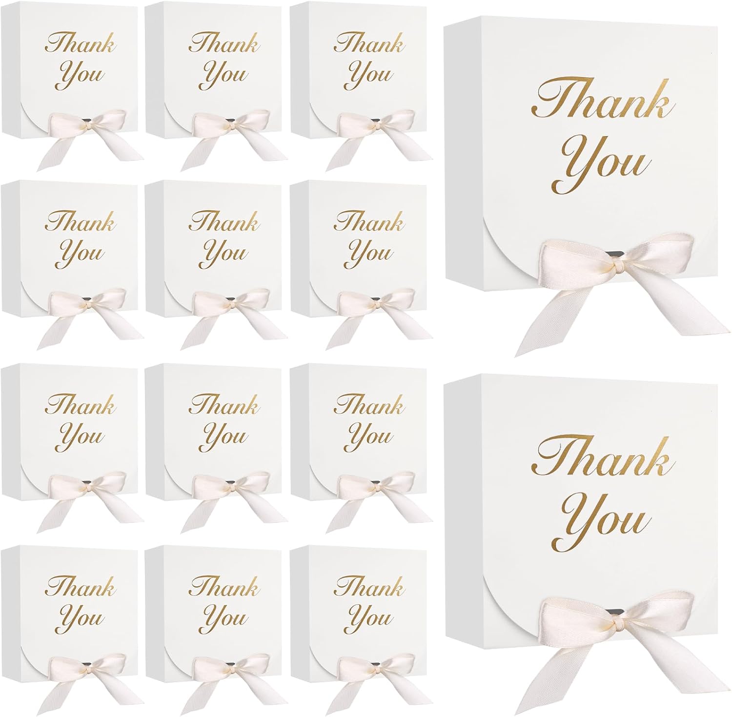 VGOODALL 20PCS Mini Gift Boxes with Bow Ribbon