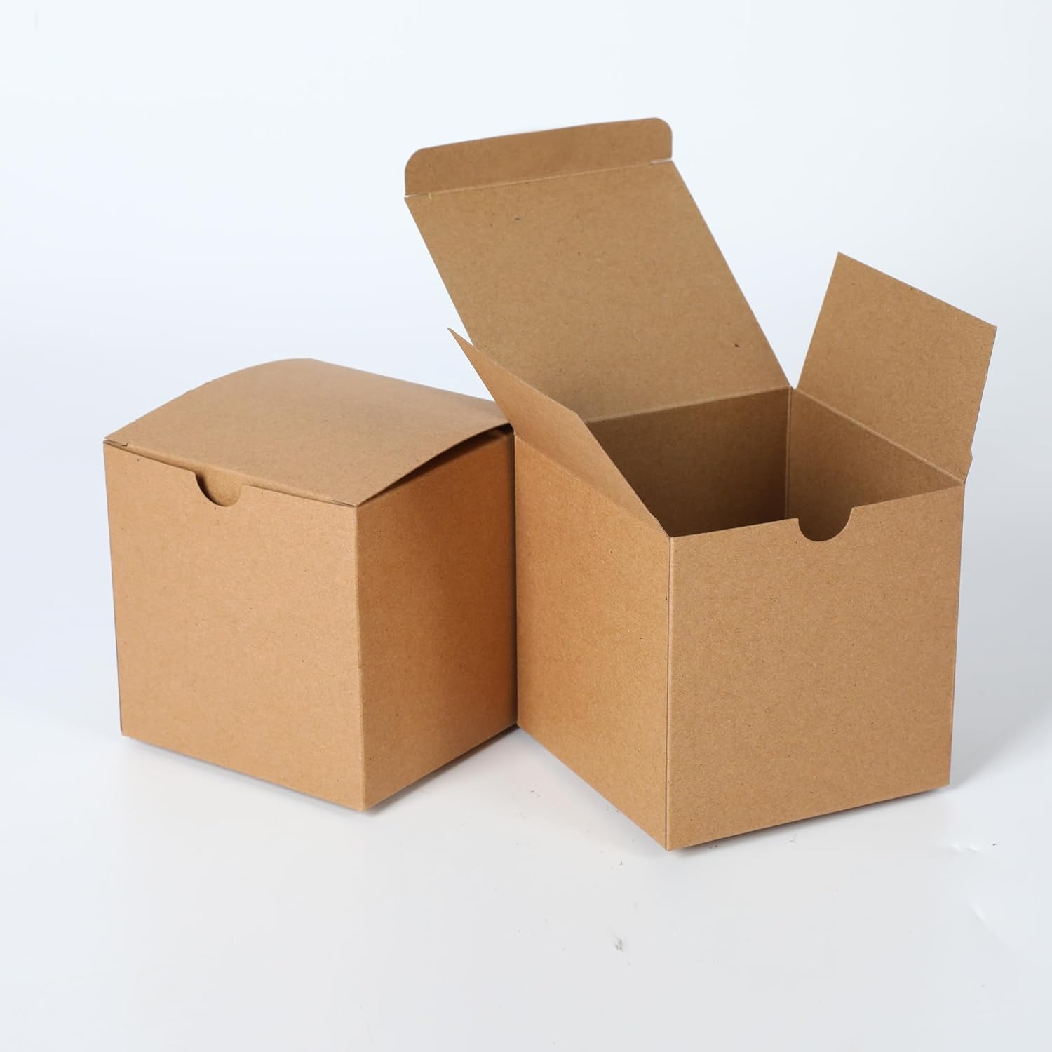 SHIPKEY 10 Pcs Kraft Gift Boxes with Lids