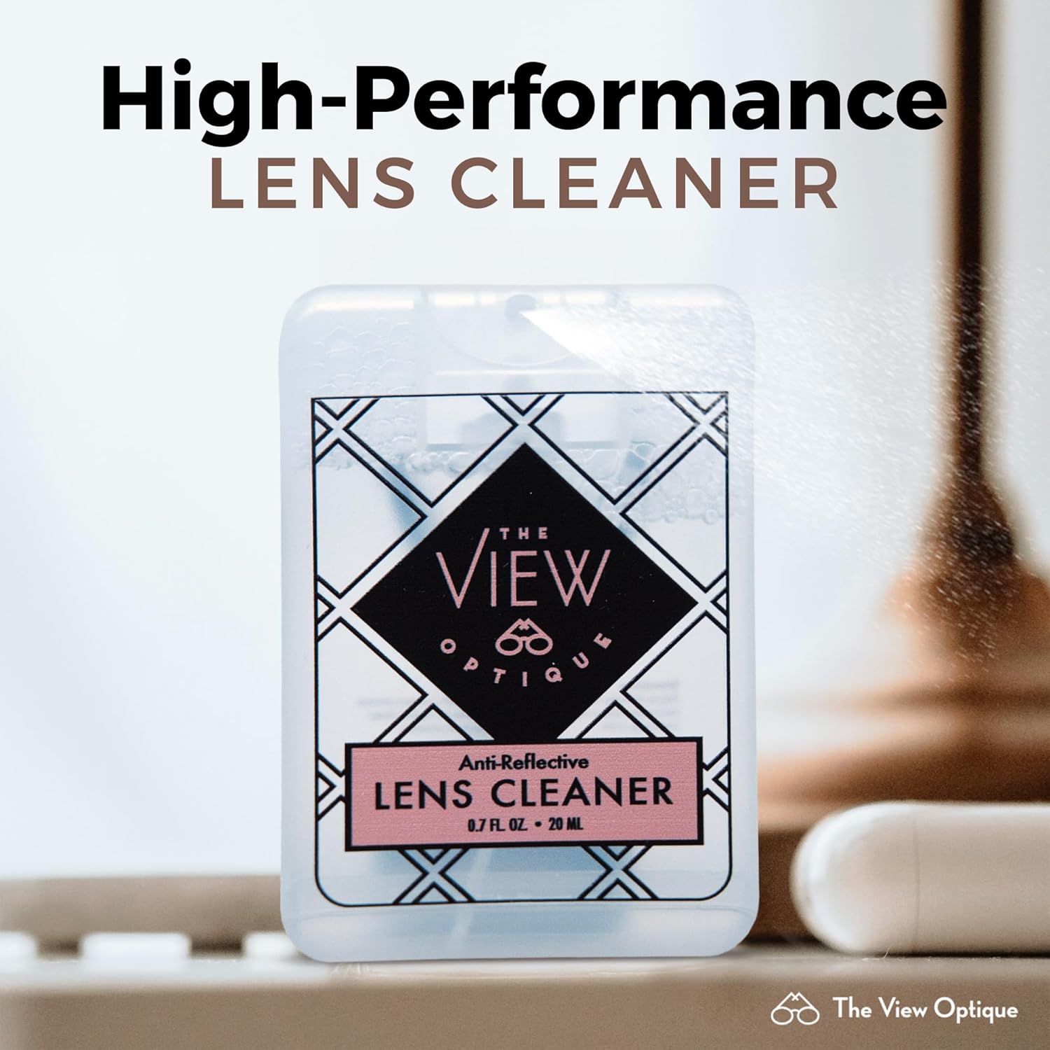 Anti Reflective Lens Cleaner Spray Kit - 2 Piece Set