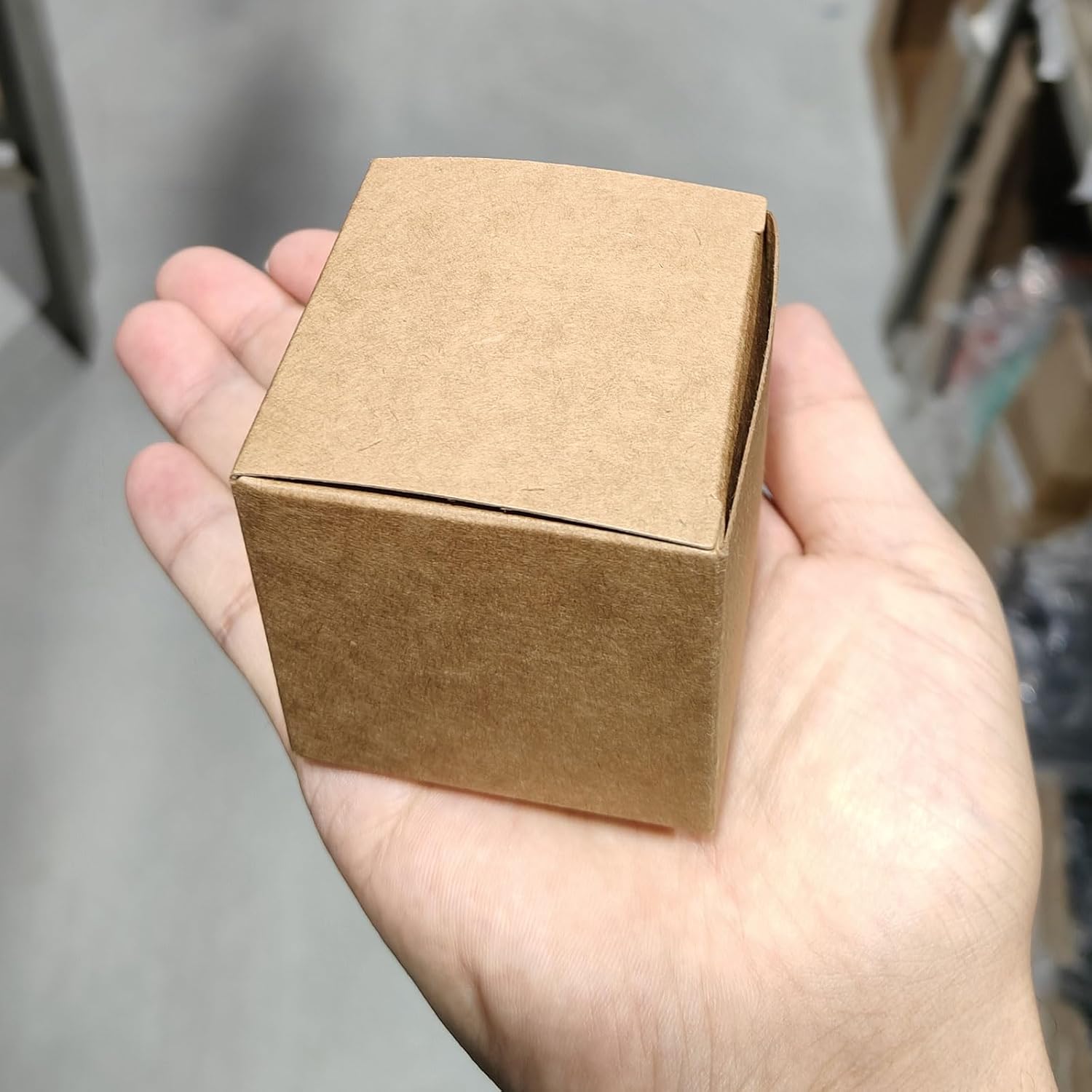 PATIKIL Brown Corrugated Gift Boxes 2x2x2 Inch Pack of 15