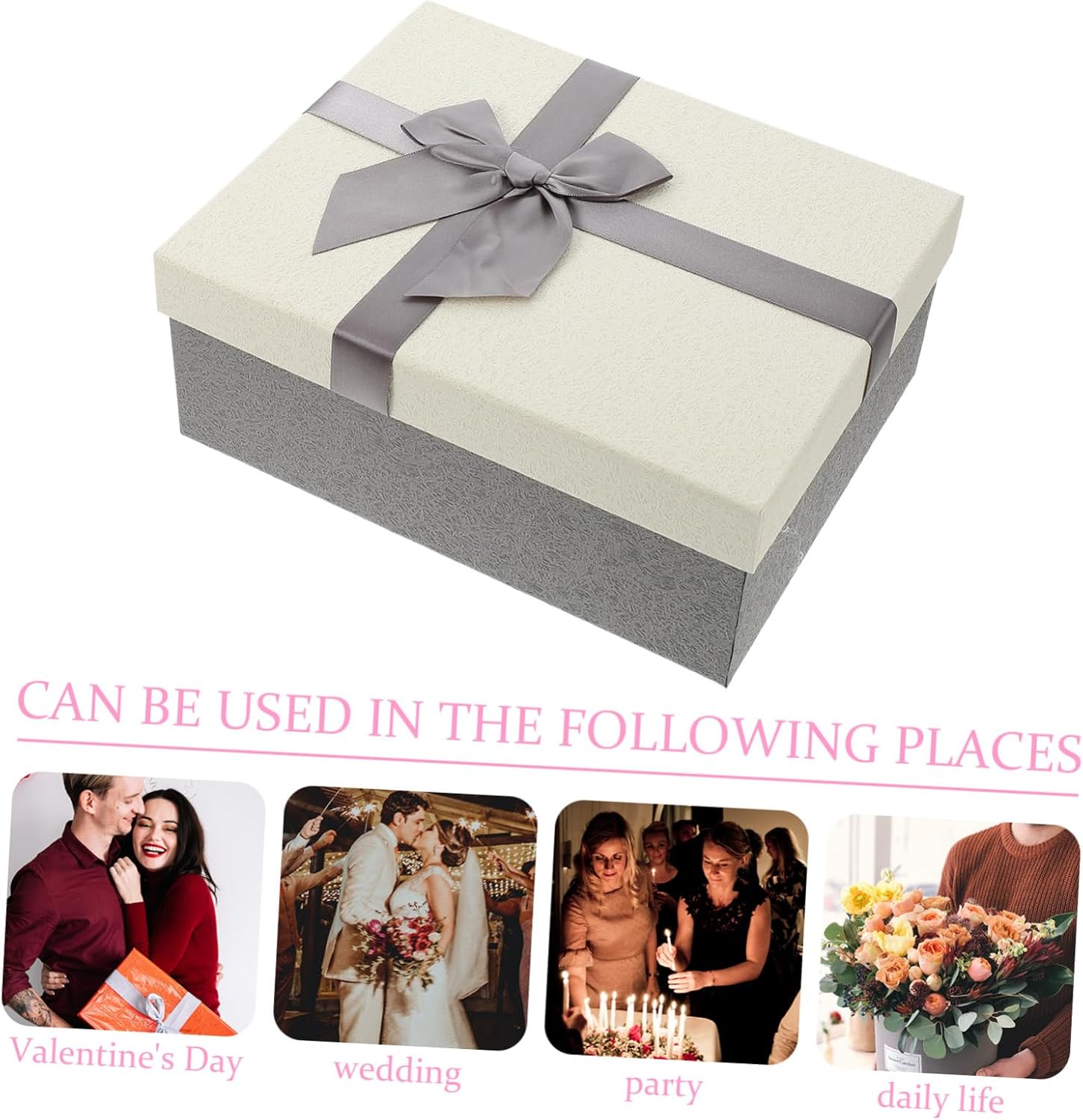 Gogogmee Hardboard Cosmetic Storage Box for Party Packaging