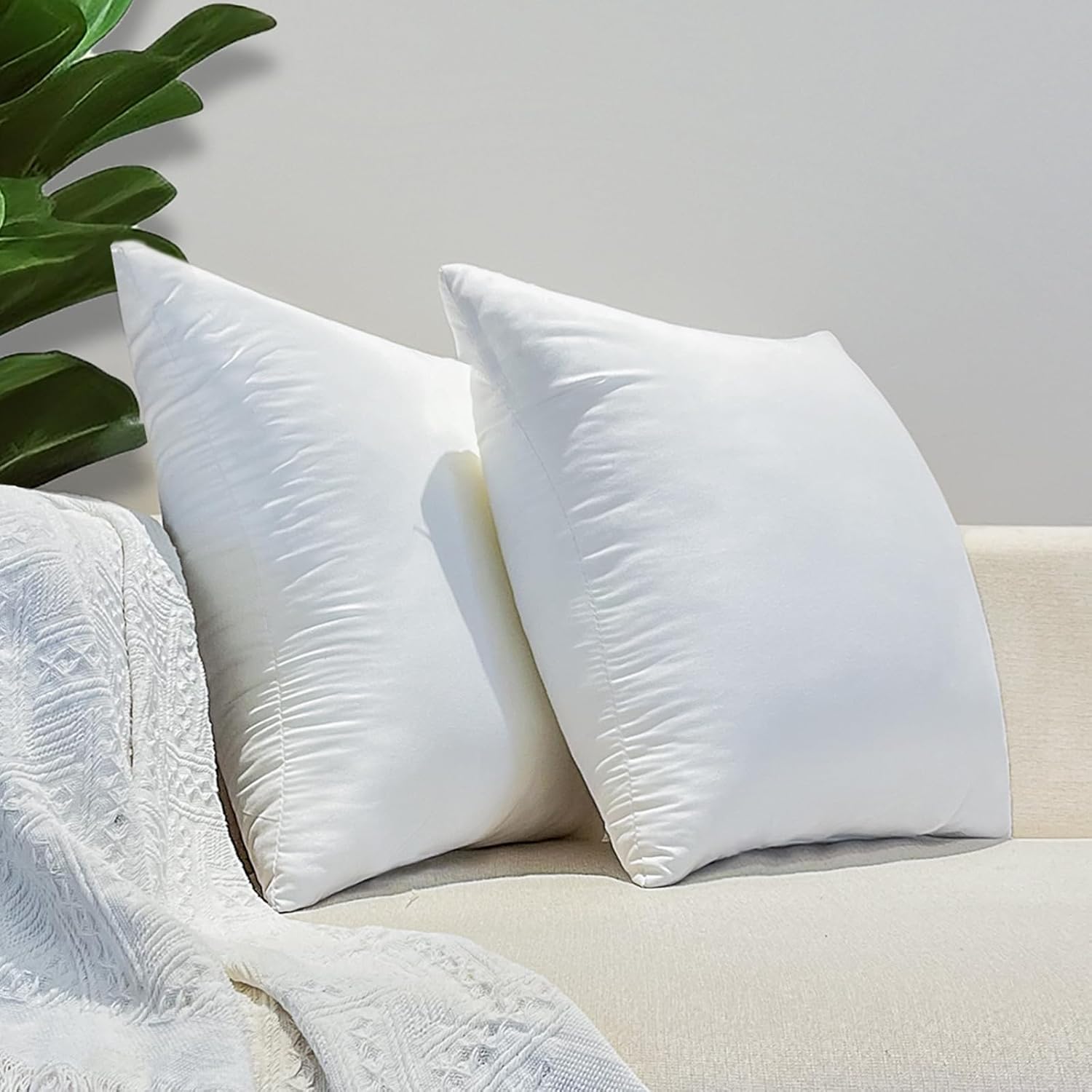 16x16 Inch Outdoor Pillow Fillers Pack of 2