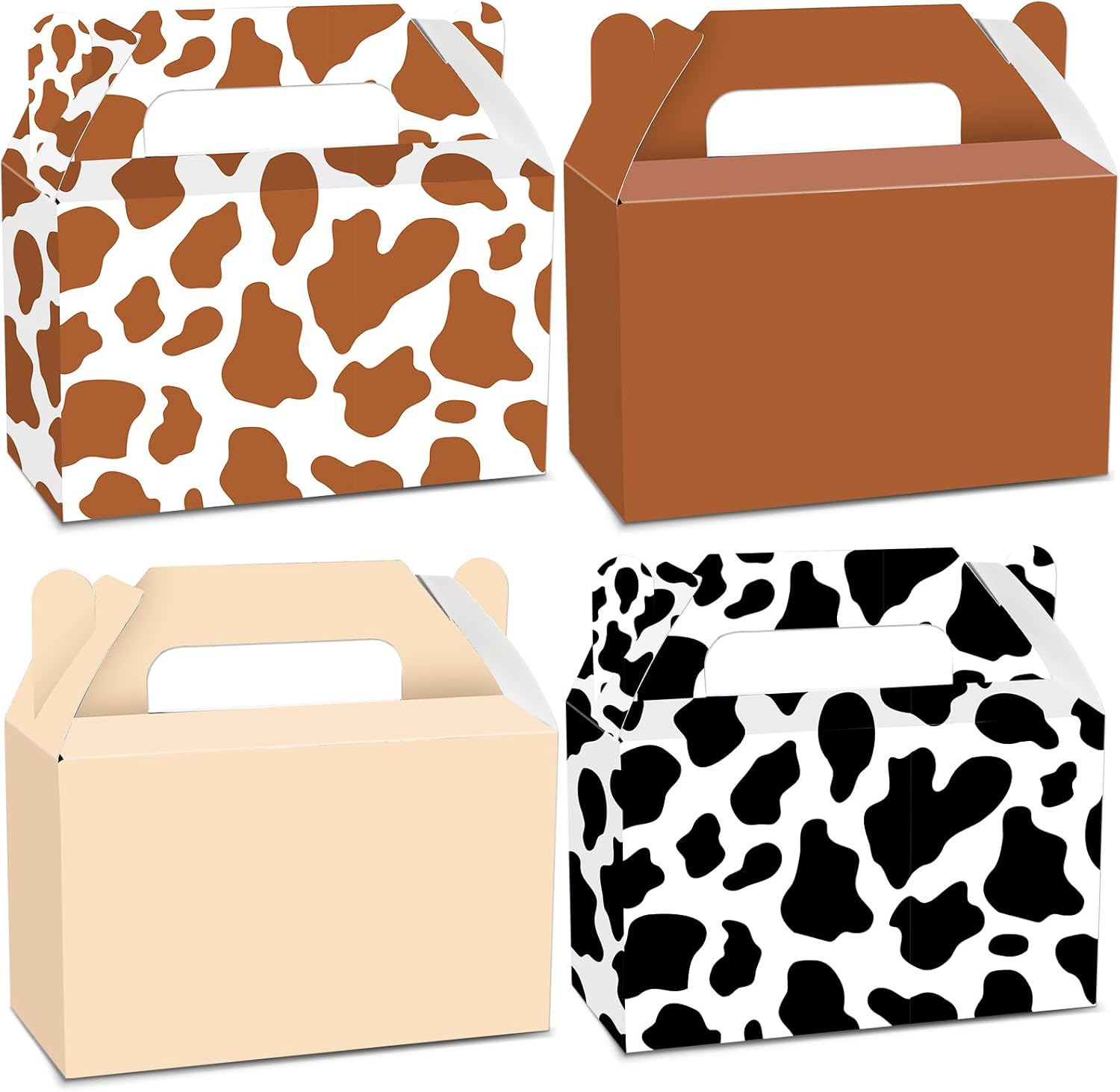 12Pcs Western Theme Candy Boxes for Parties