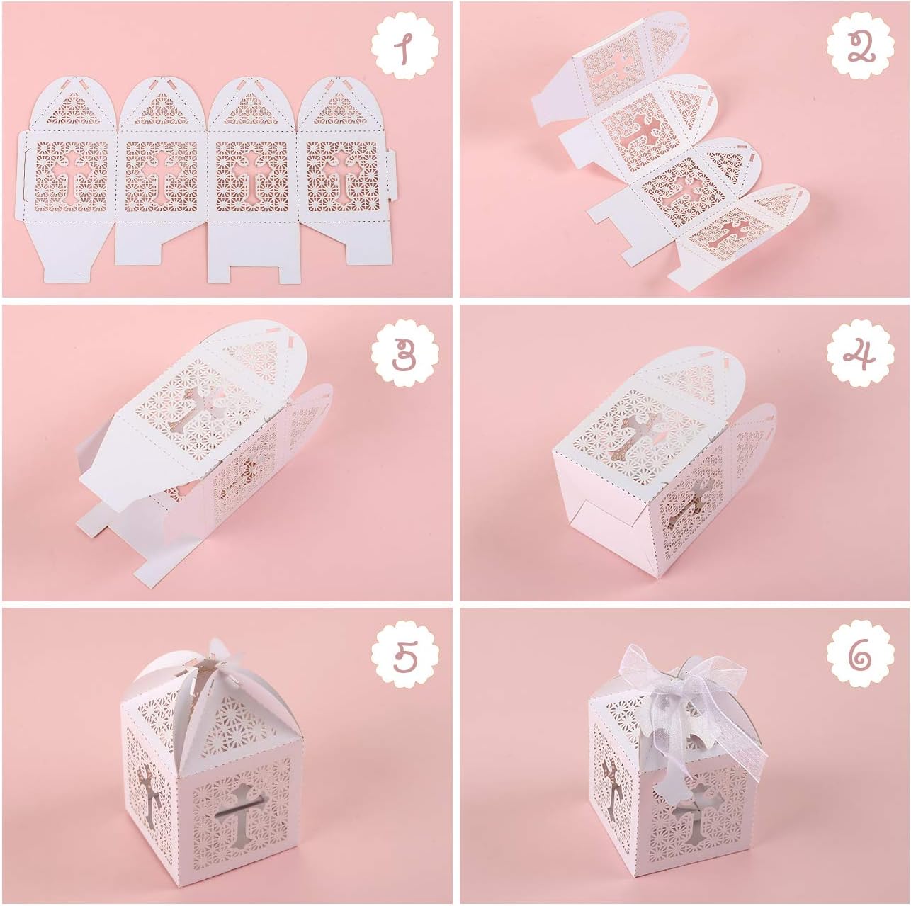 LEMESO Favor Boxes for Weddings Birthdays Party Events