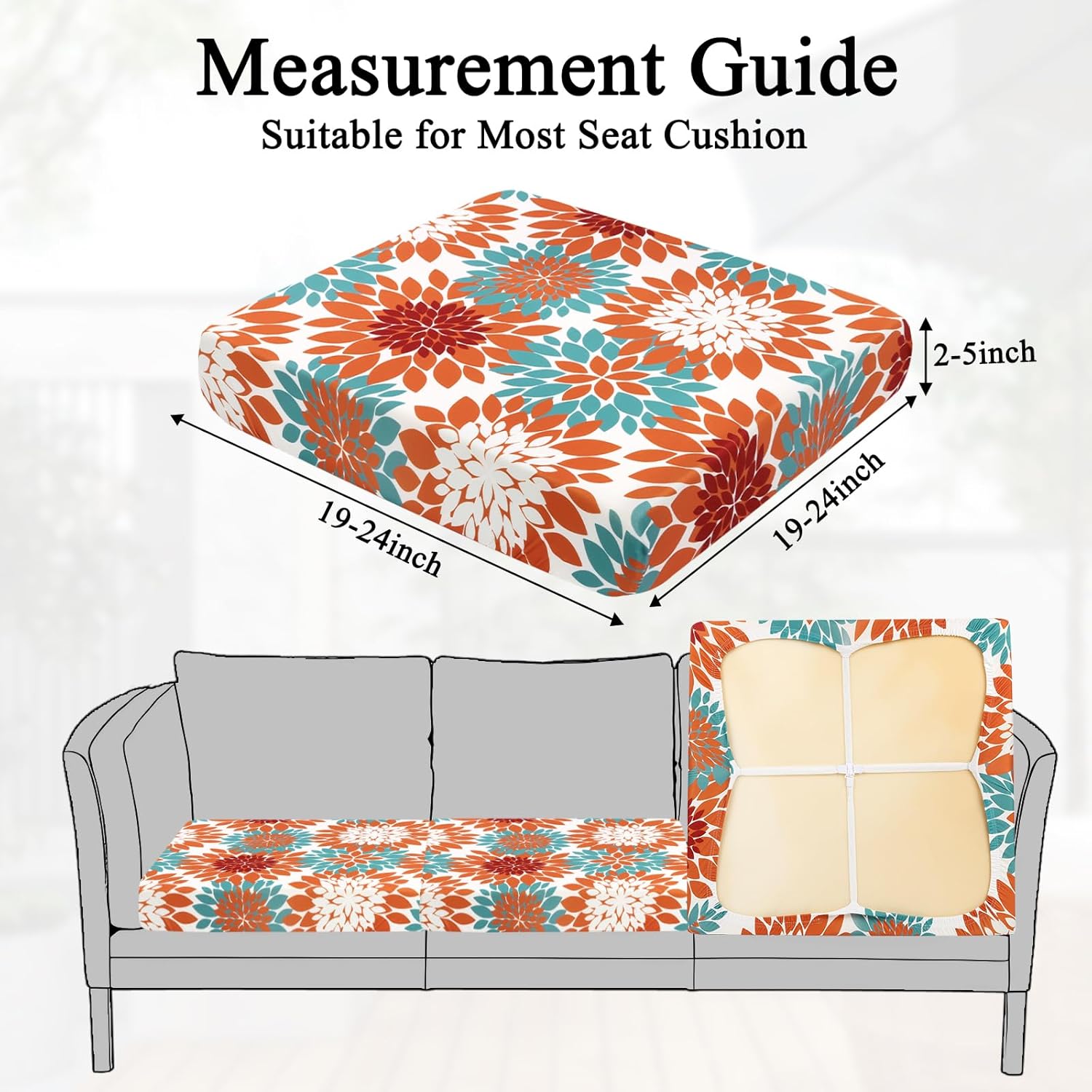 HEBE Outdoor Cushion Covers Set of 12