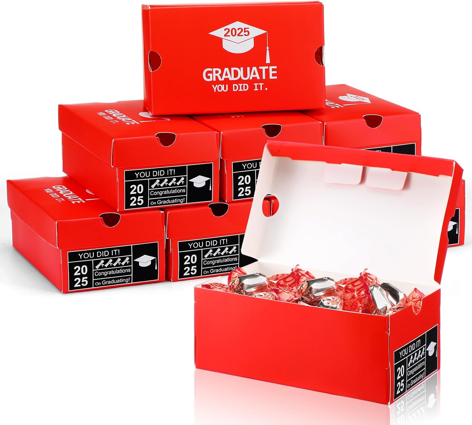Gueevin 16 Pcs Mini Sneaker Gift Boxes Graduation Party Favors