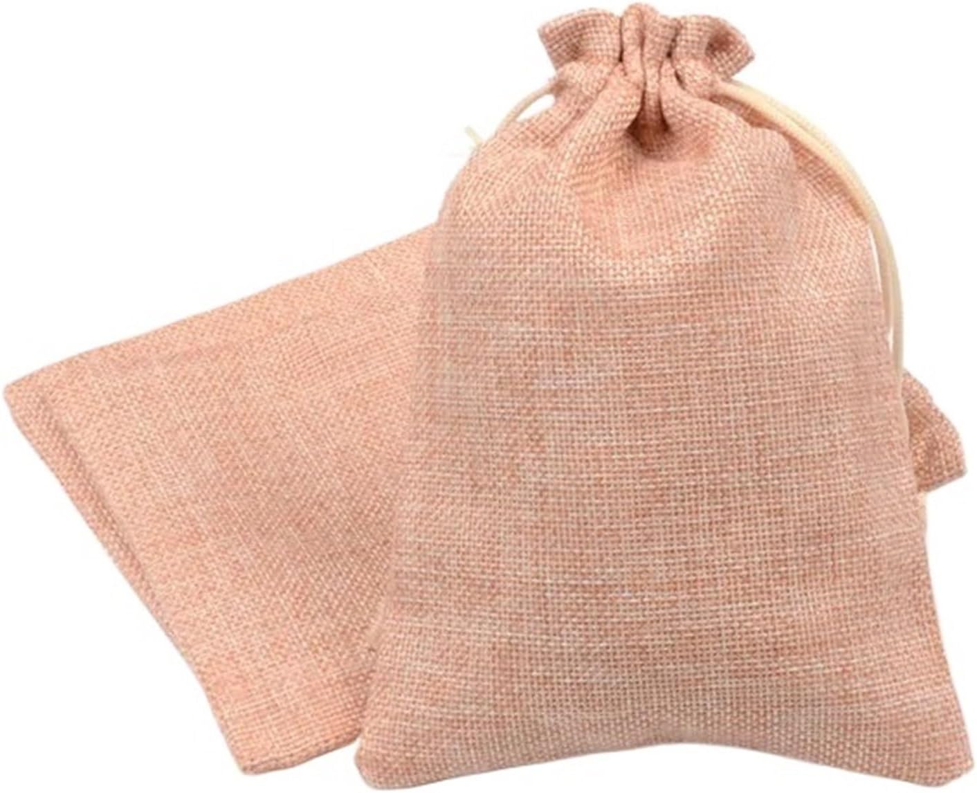 SOFXnng Foldable Cotton Linen Gift Bags 25PCS 20X30CM