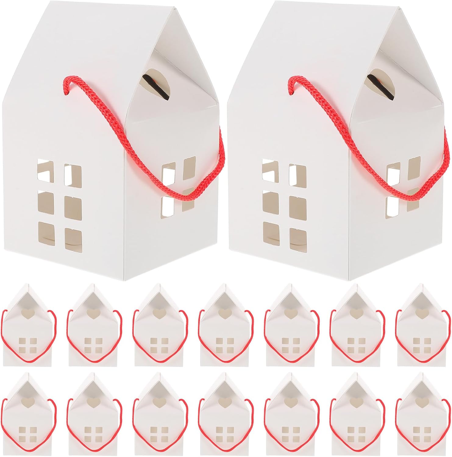 15Pcs House Shaped Candy Boxes for Party Favors