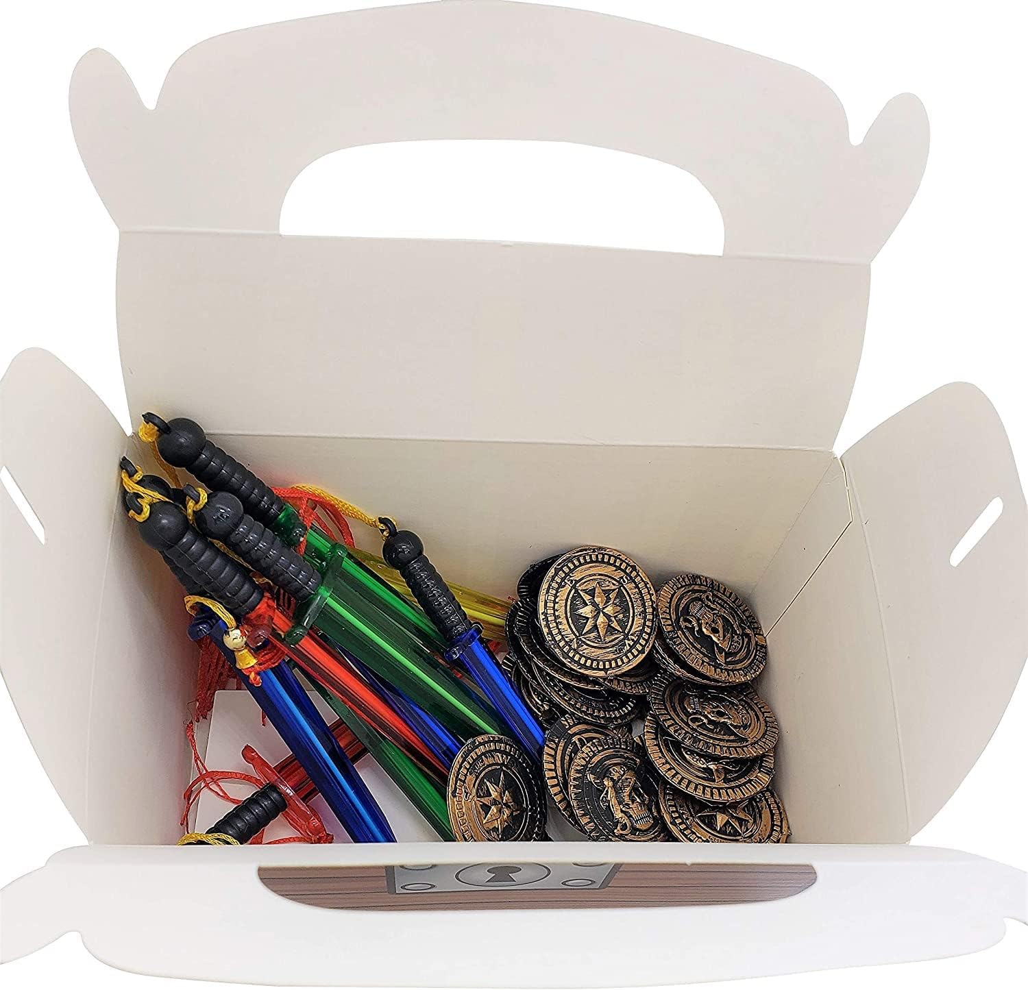 AMERICAN WIT 12 Pack Pirate Treasure Chest Boxes