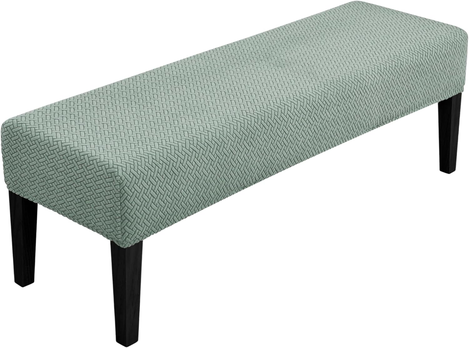 SPRINGRICO Stretch Dining Bench Cover - Green