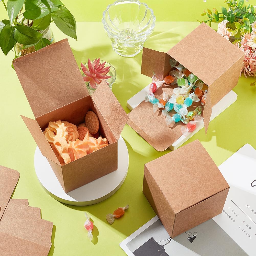 PH PandaHall 30PCS Kraft Gift Boxes for Small Gifts