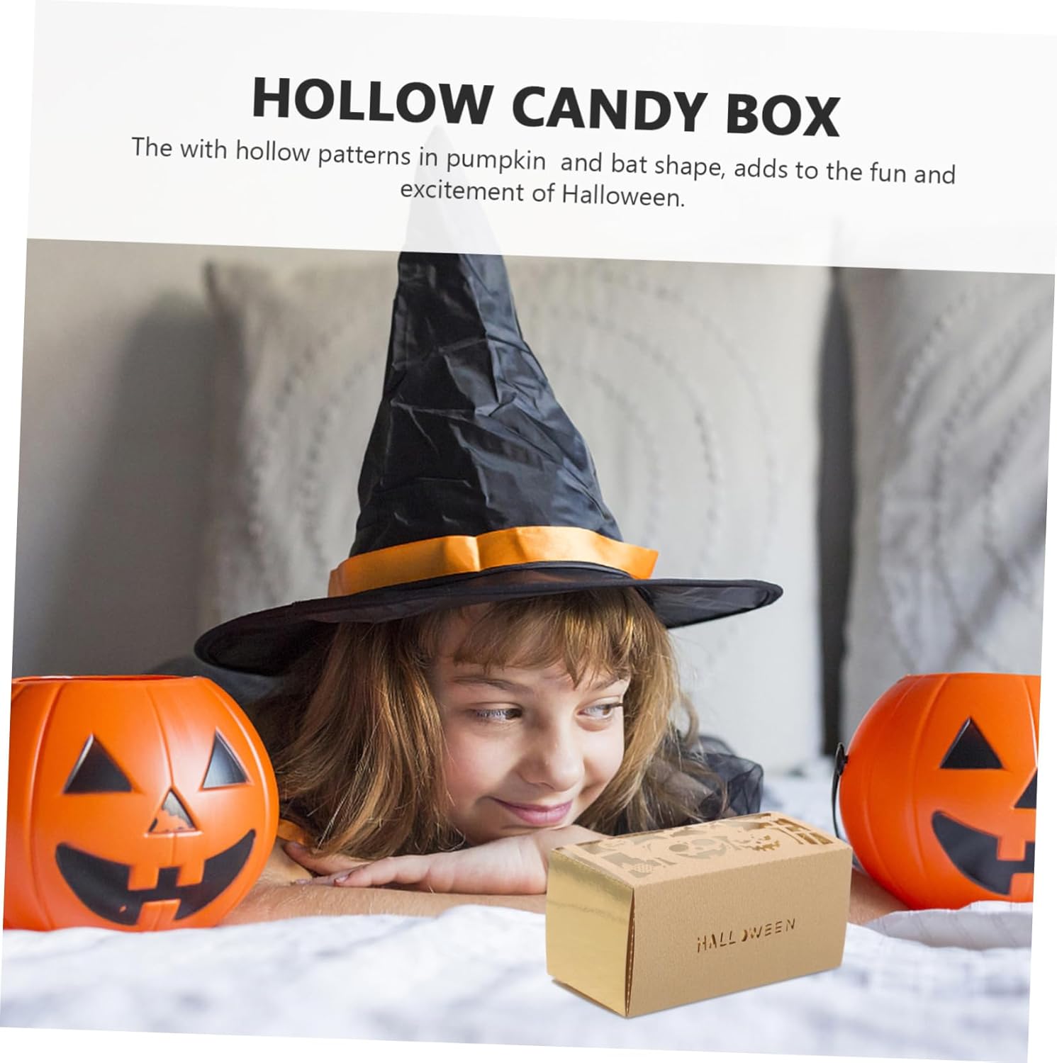 STOBOK 50Pcs Halloween Goodie Boxes Paper Treat Holders for Parties