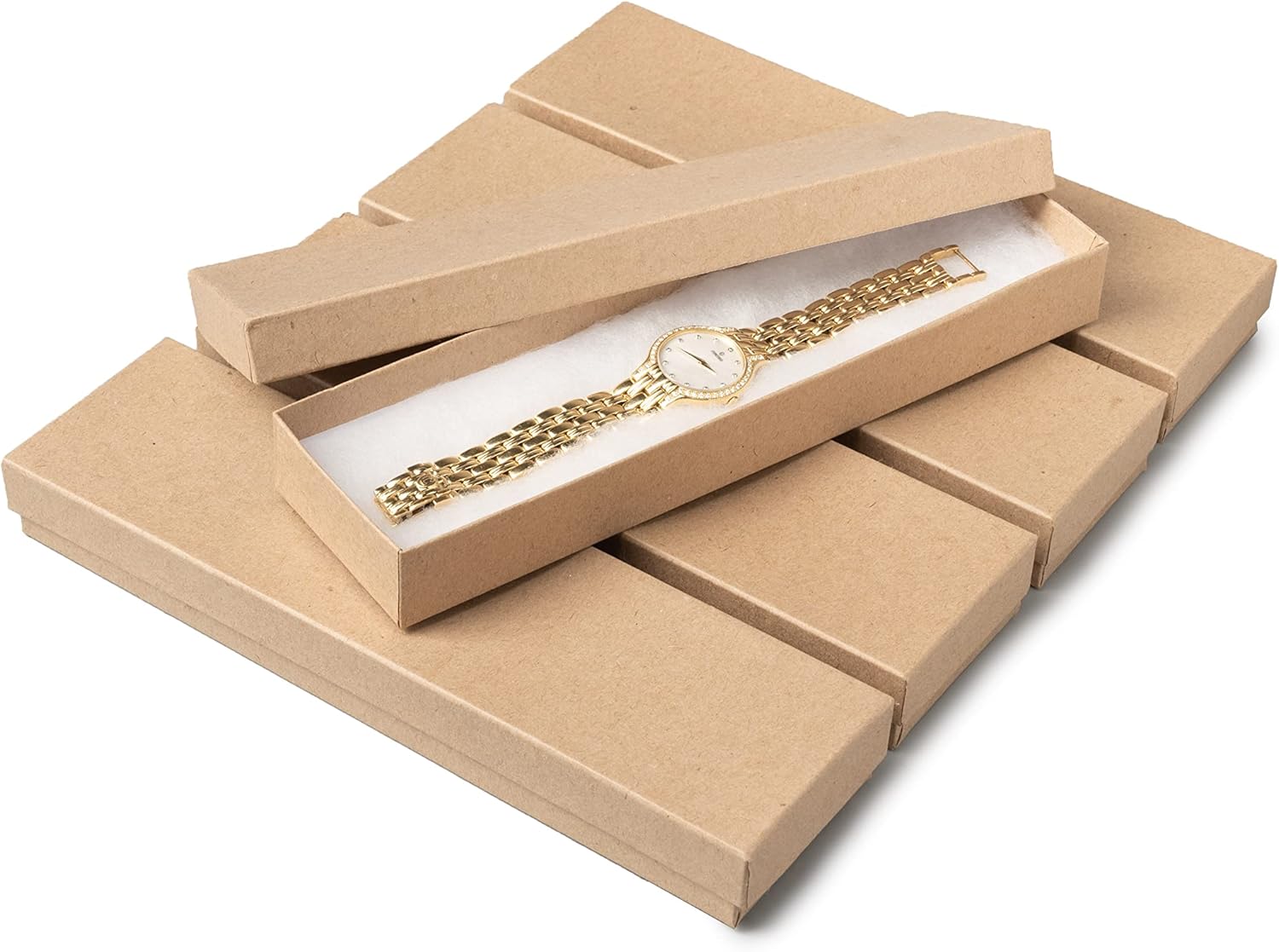 Prestige and Fancy Jewelry Gift Boxes 20 Pack Brown