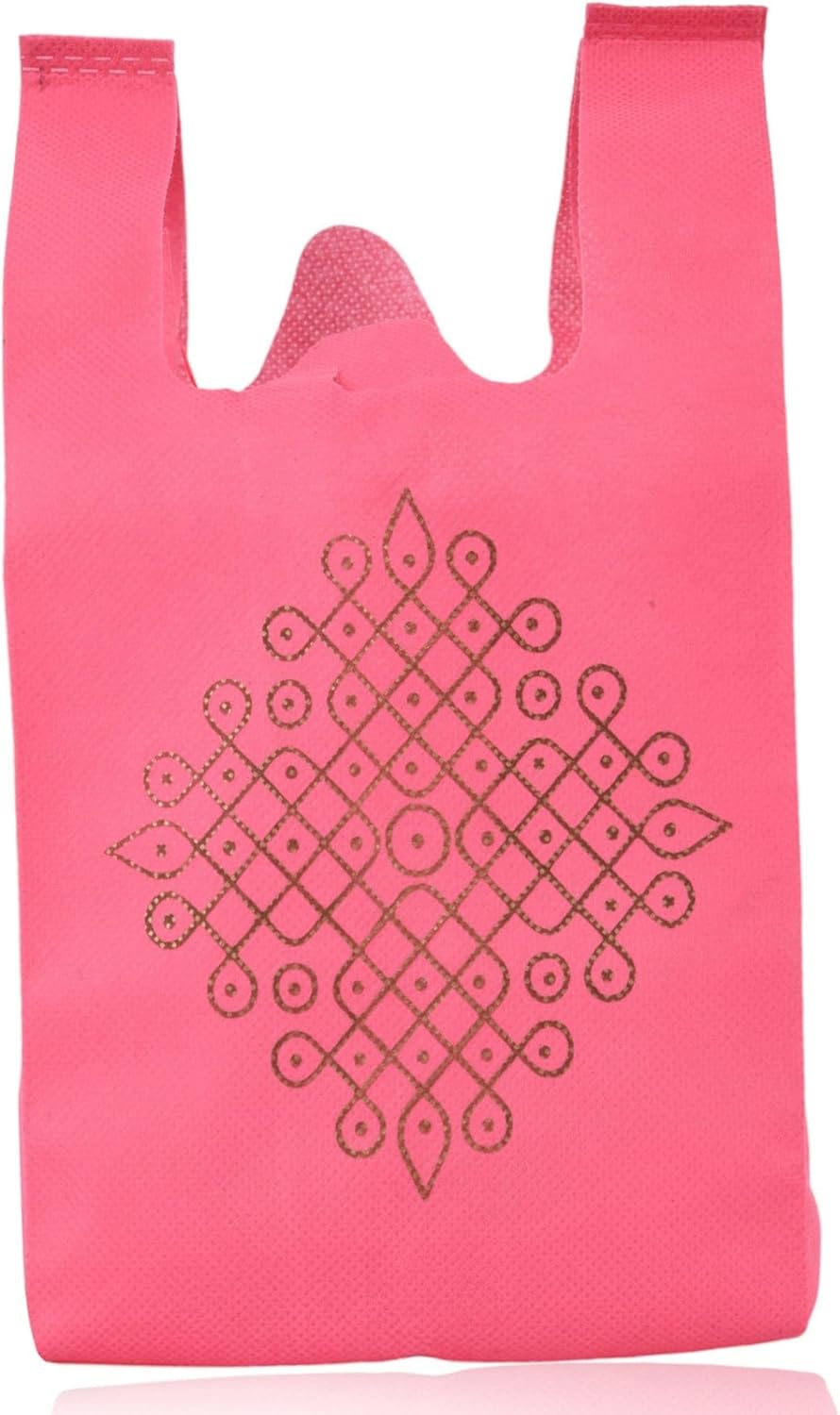 LOVENSPIRE Reusable Kolam Print Gift Bags