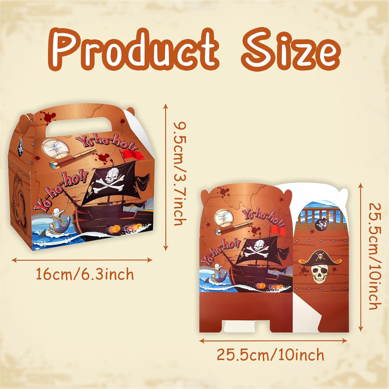 Geluode Pirate Treasure Gift Box Set 12 Pieces