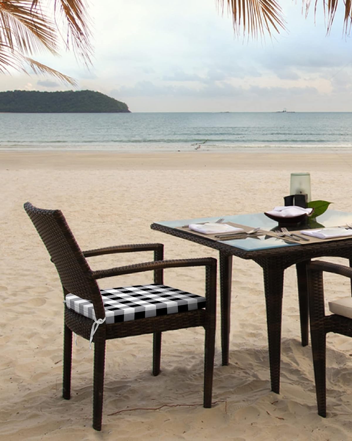 Prime-Home Waterproof Seat Cushion Cover 2 Pack