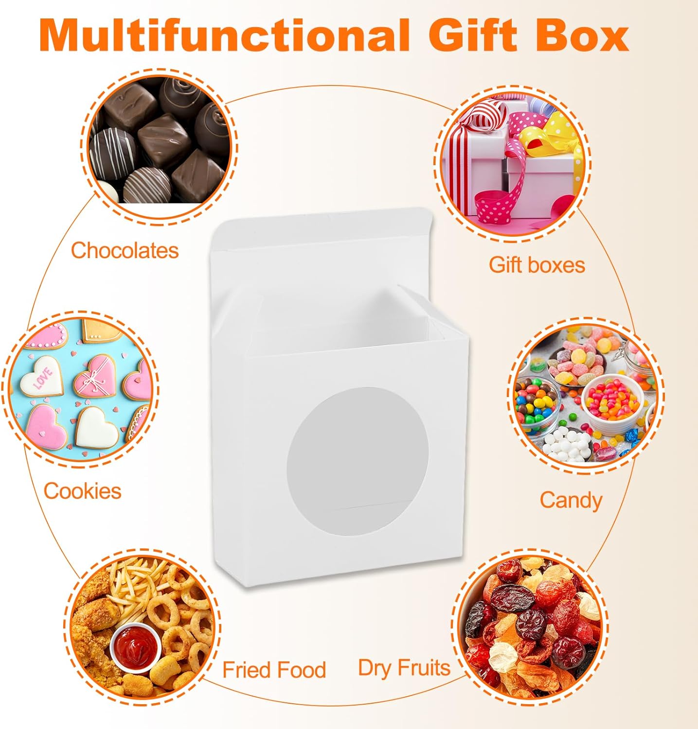 Uxcell 30Pcs Mini Kraft Soap Boxes with Clear Window