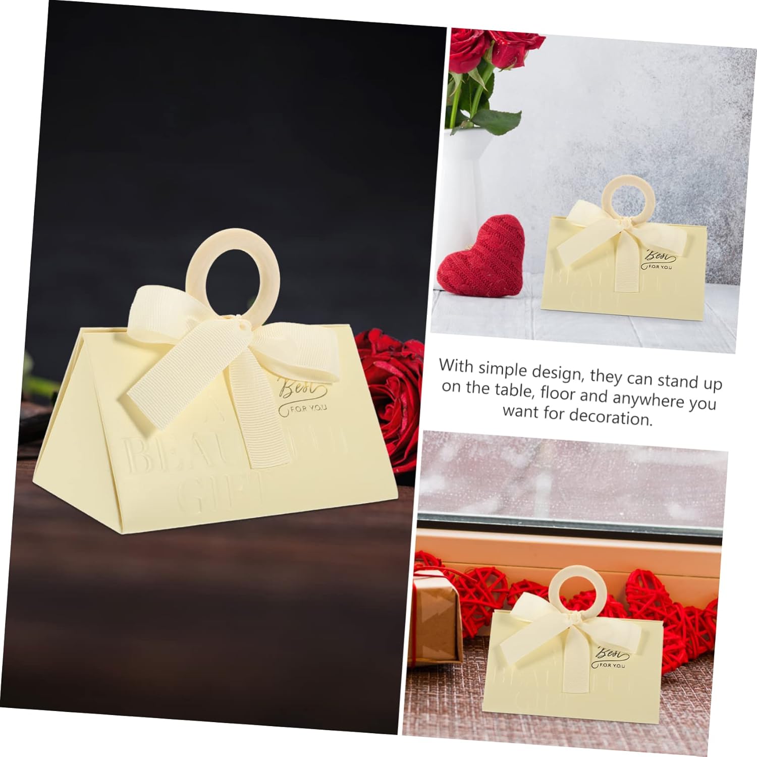 FOMIYES 20pcs Valentine Candy Boxes for Parties and Weddings