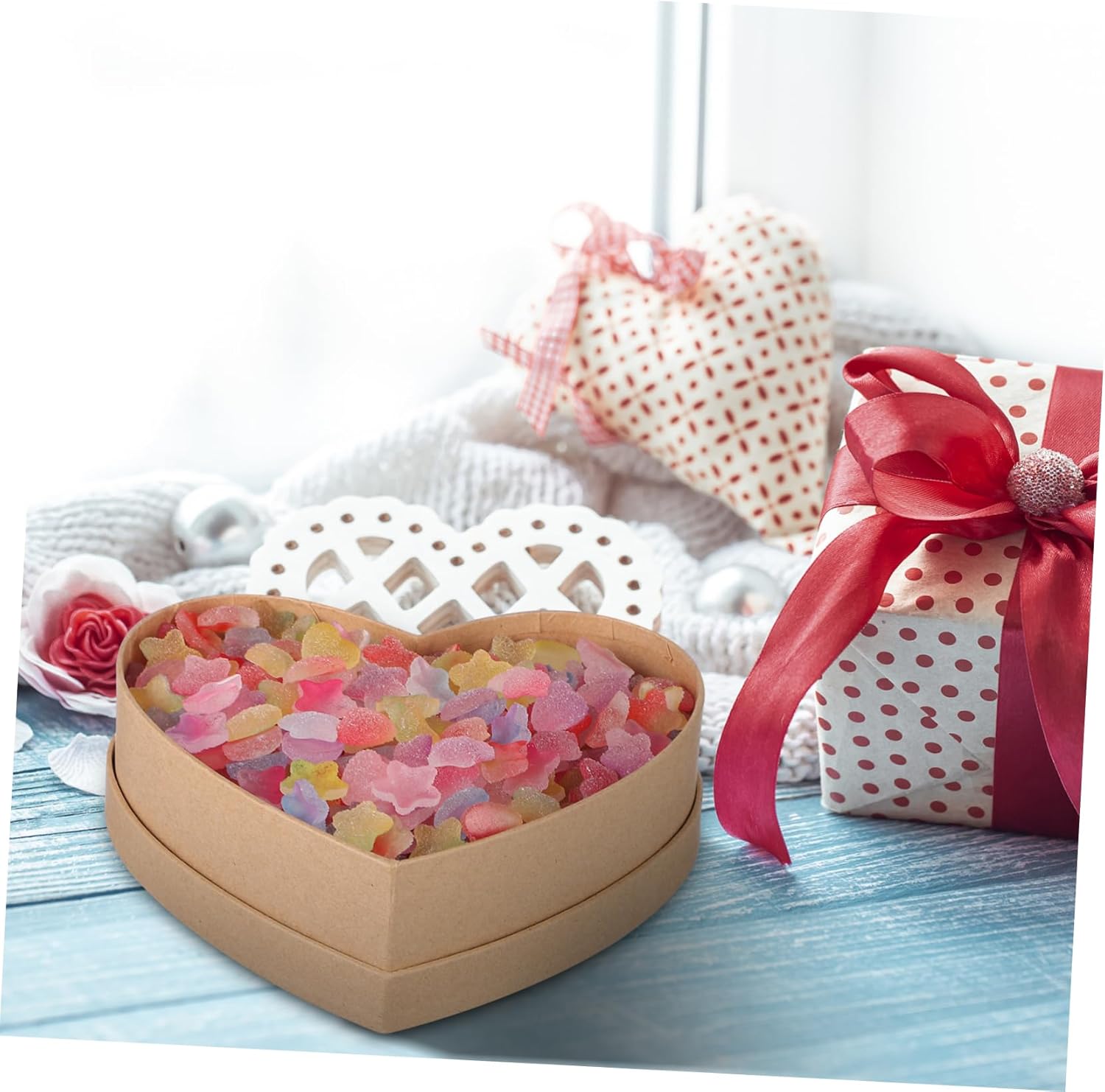 NOLITOY Heart Shaped Gift Box for Valentines Day