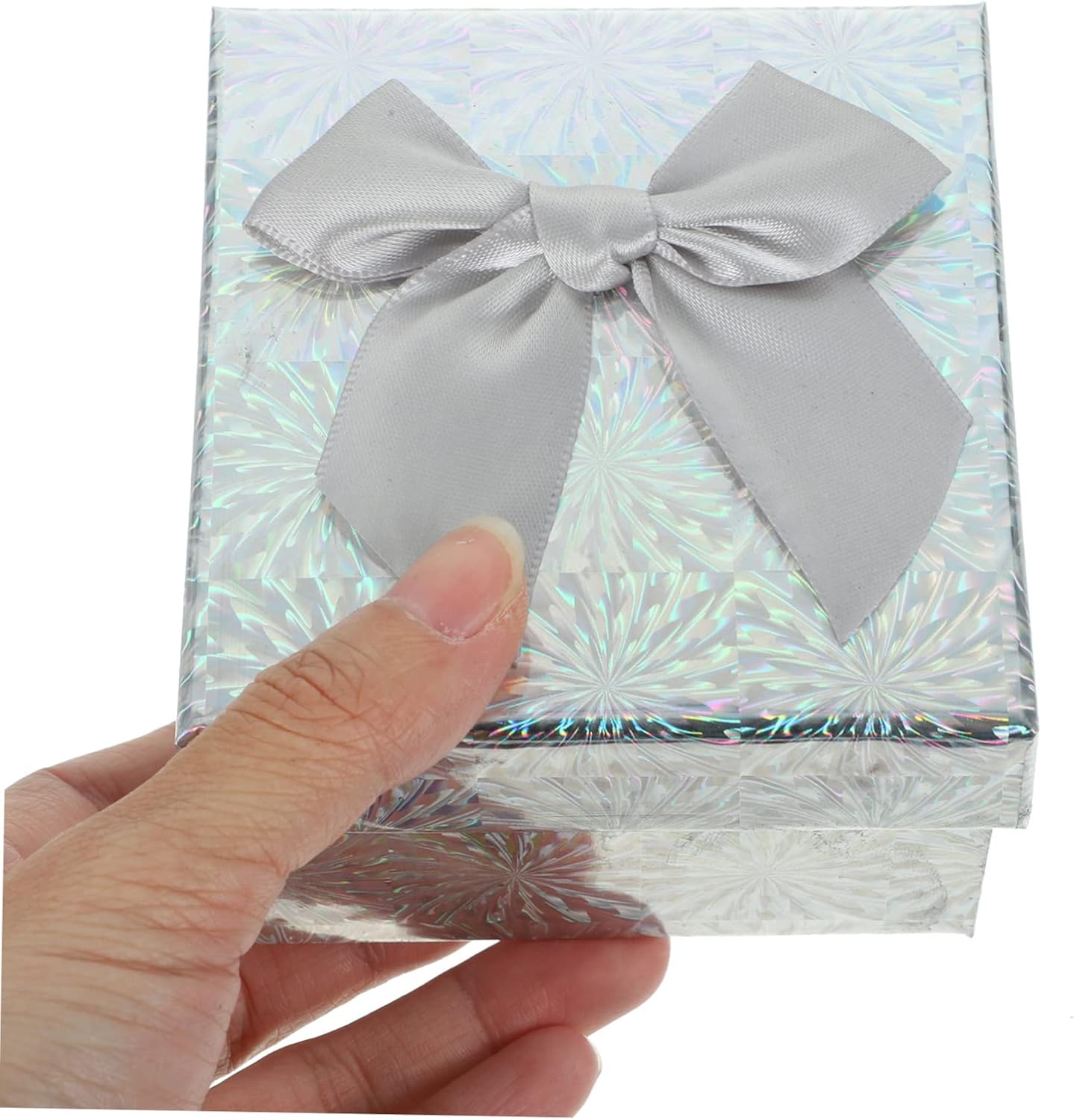 LIFKOME 6pcs Square Paper Gift Boxes for Wrapping