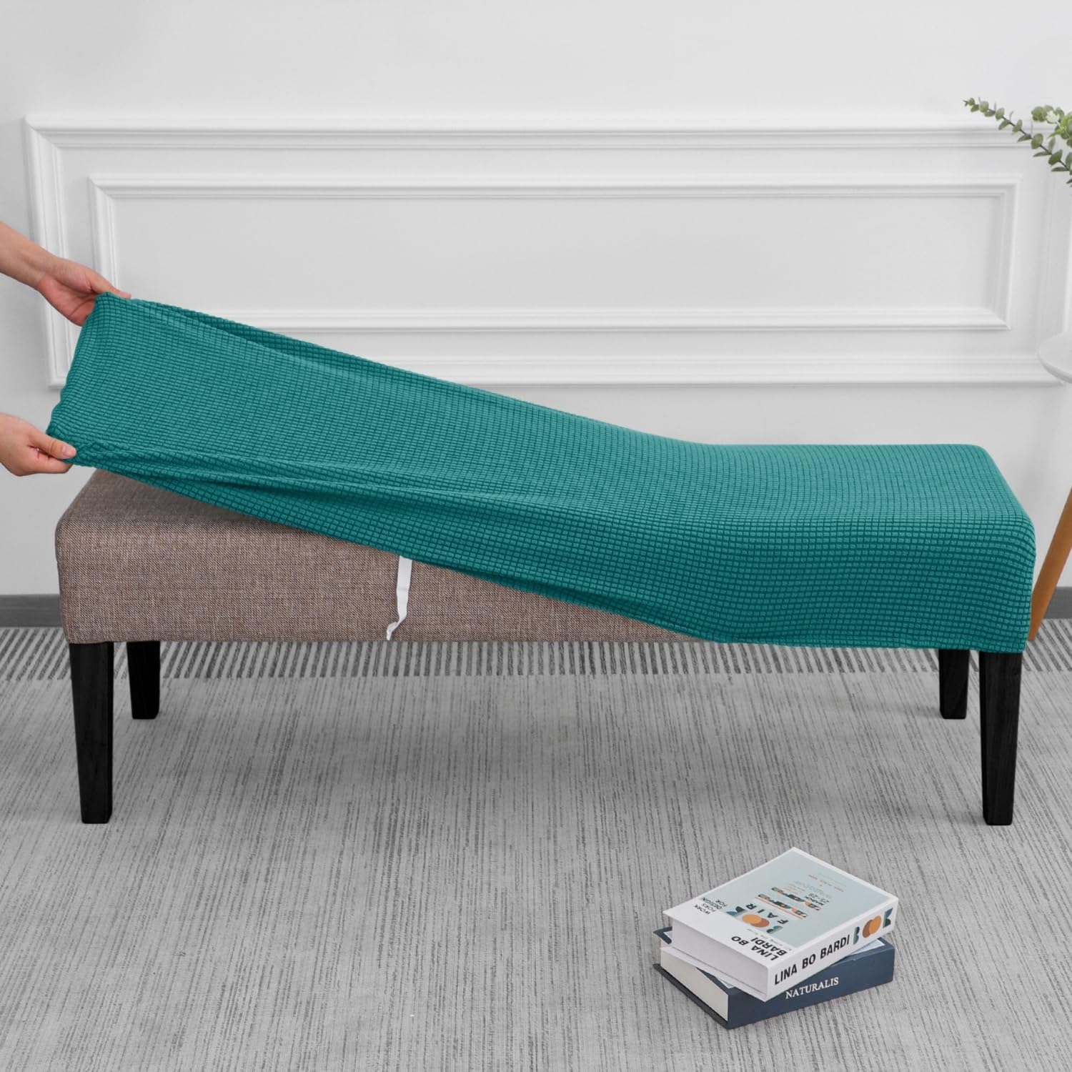 SPRINGRICO Stretch Bench Cover Teal