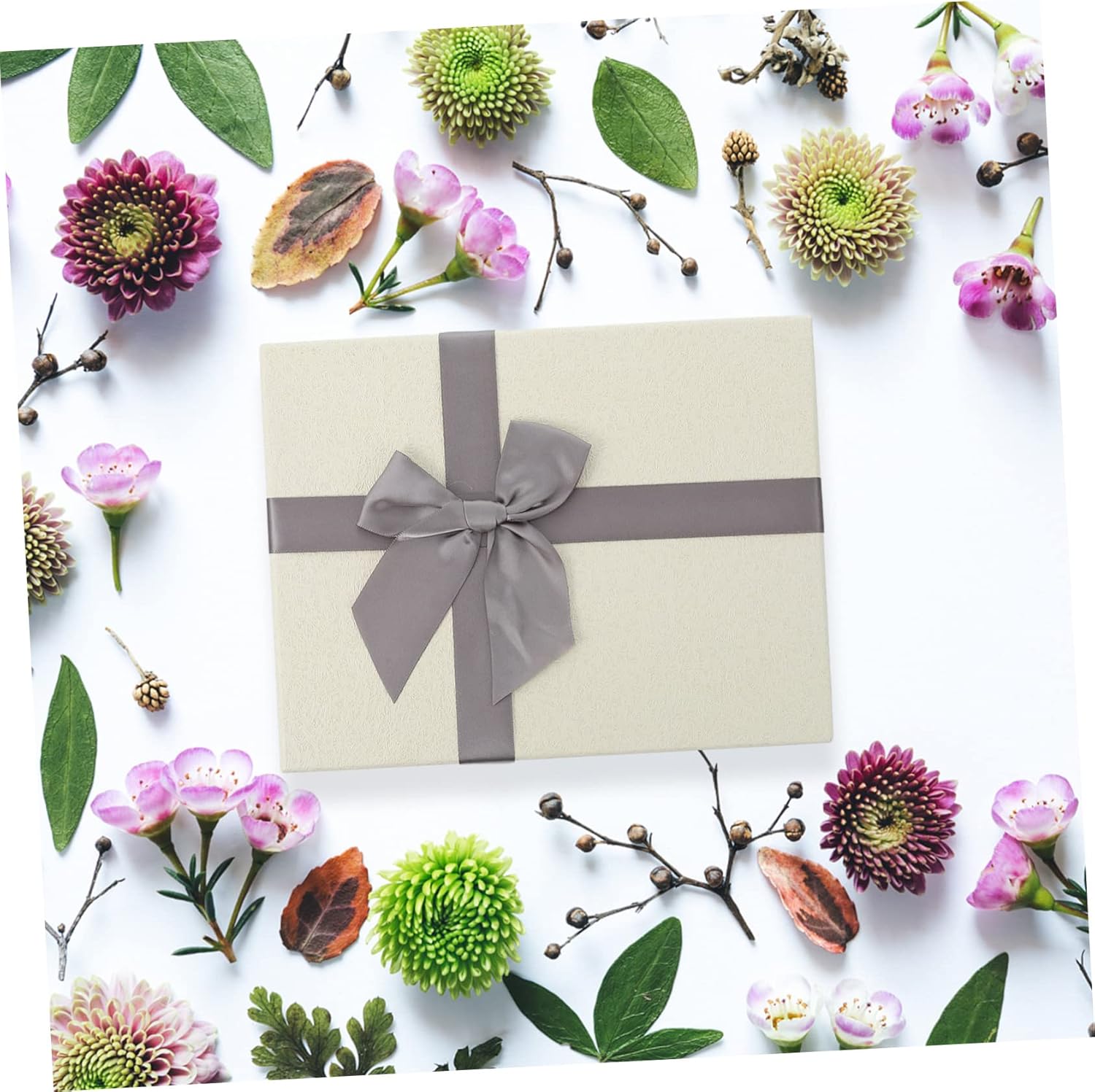 EXQUIMEUBLE Bowknot Cosmetic Storage Box 25x197x10cm