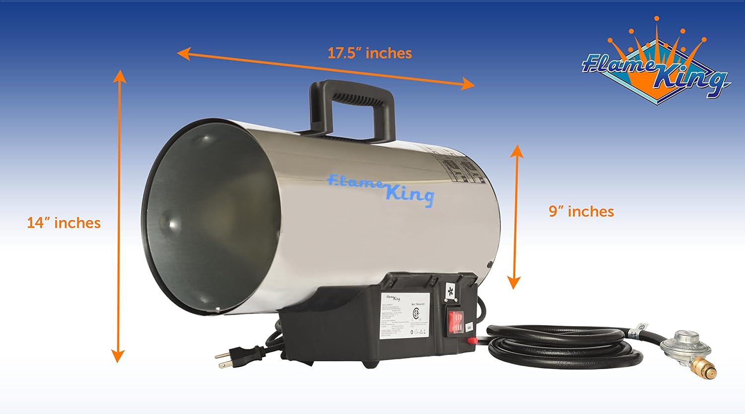 Flame King 60000 BTU Portable Propane Heater
