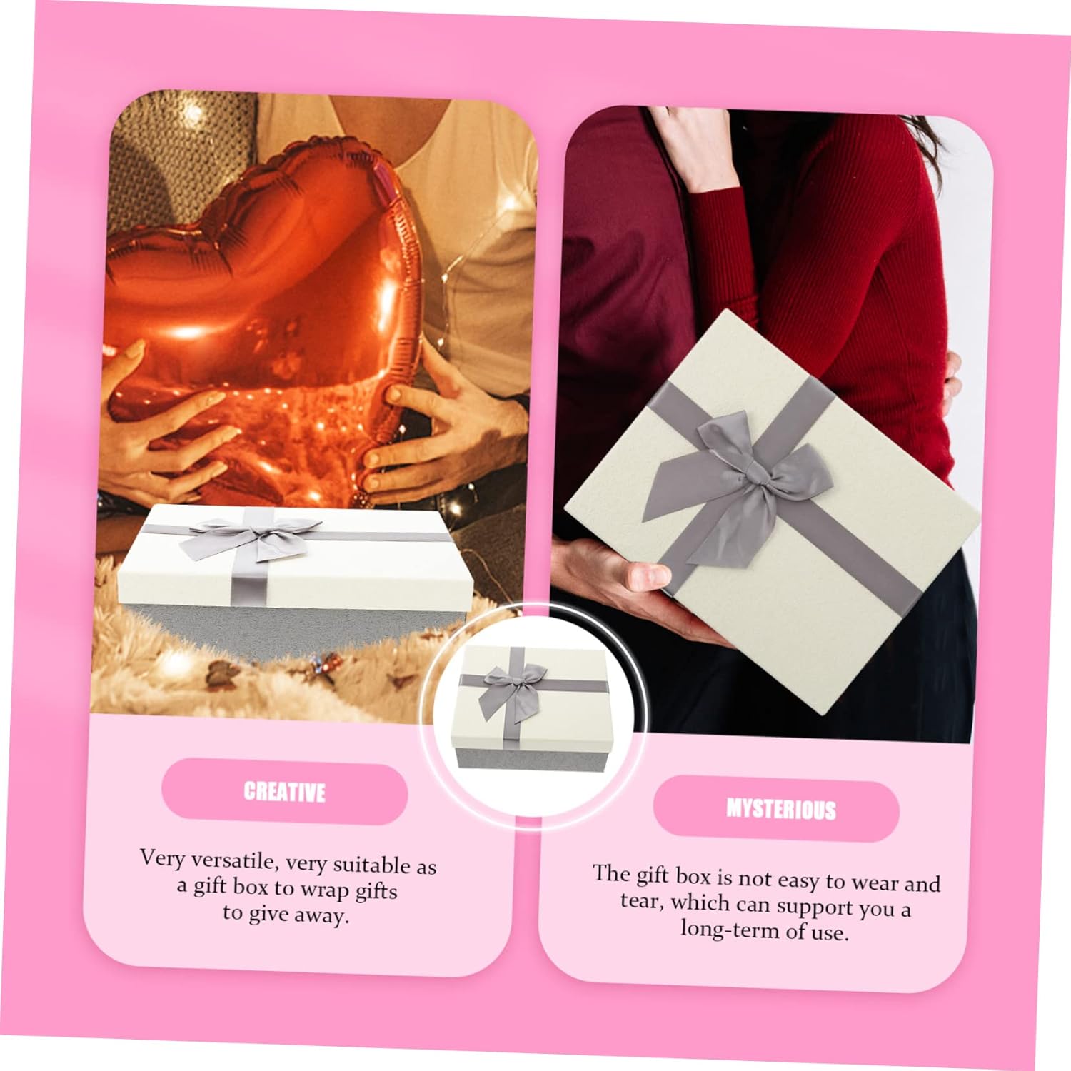 Gogogmee Hardboard Cosmetic Storage Box for Party Packaging