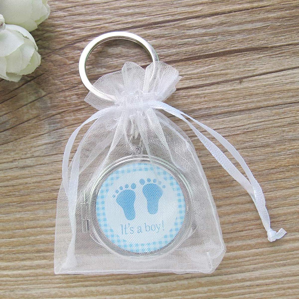 4x6 Inch Organza Gift Bags with Drawstring Set of 100