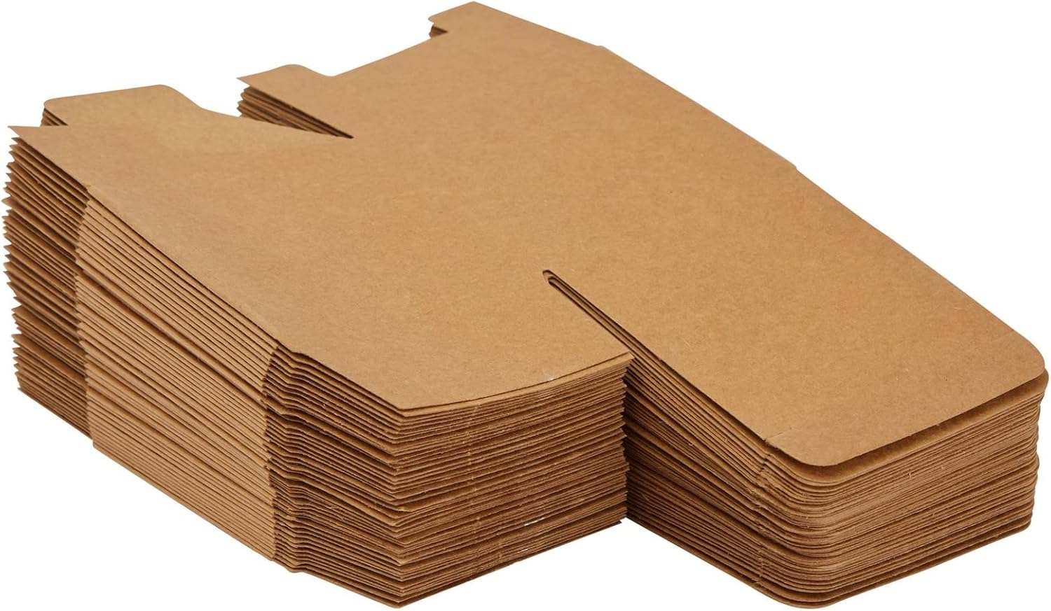Stockroom Plus 50-Pack Brown Kraft Paper Boxes with Ribbons and Stickers