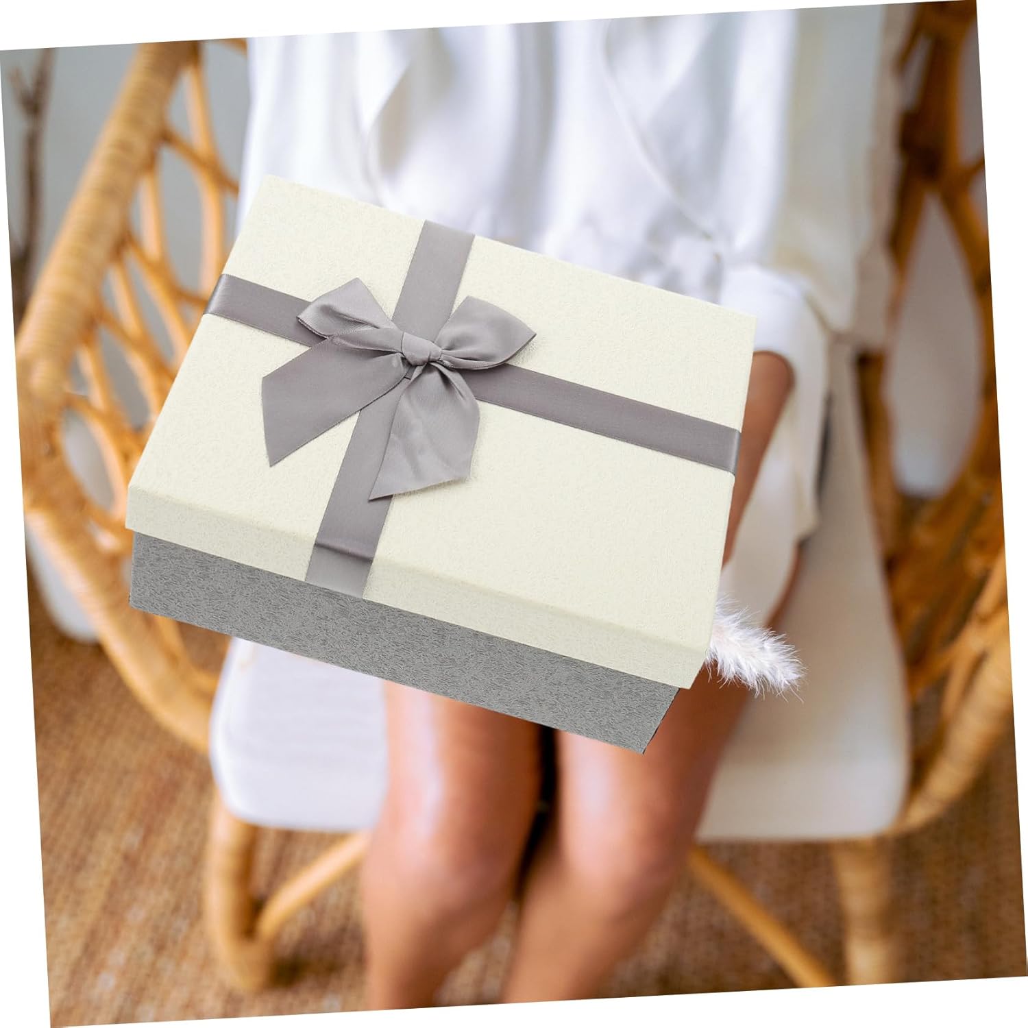 TOVINANNA Bright Festival Bowknot Gift Box