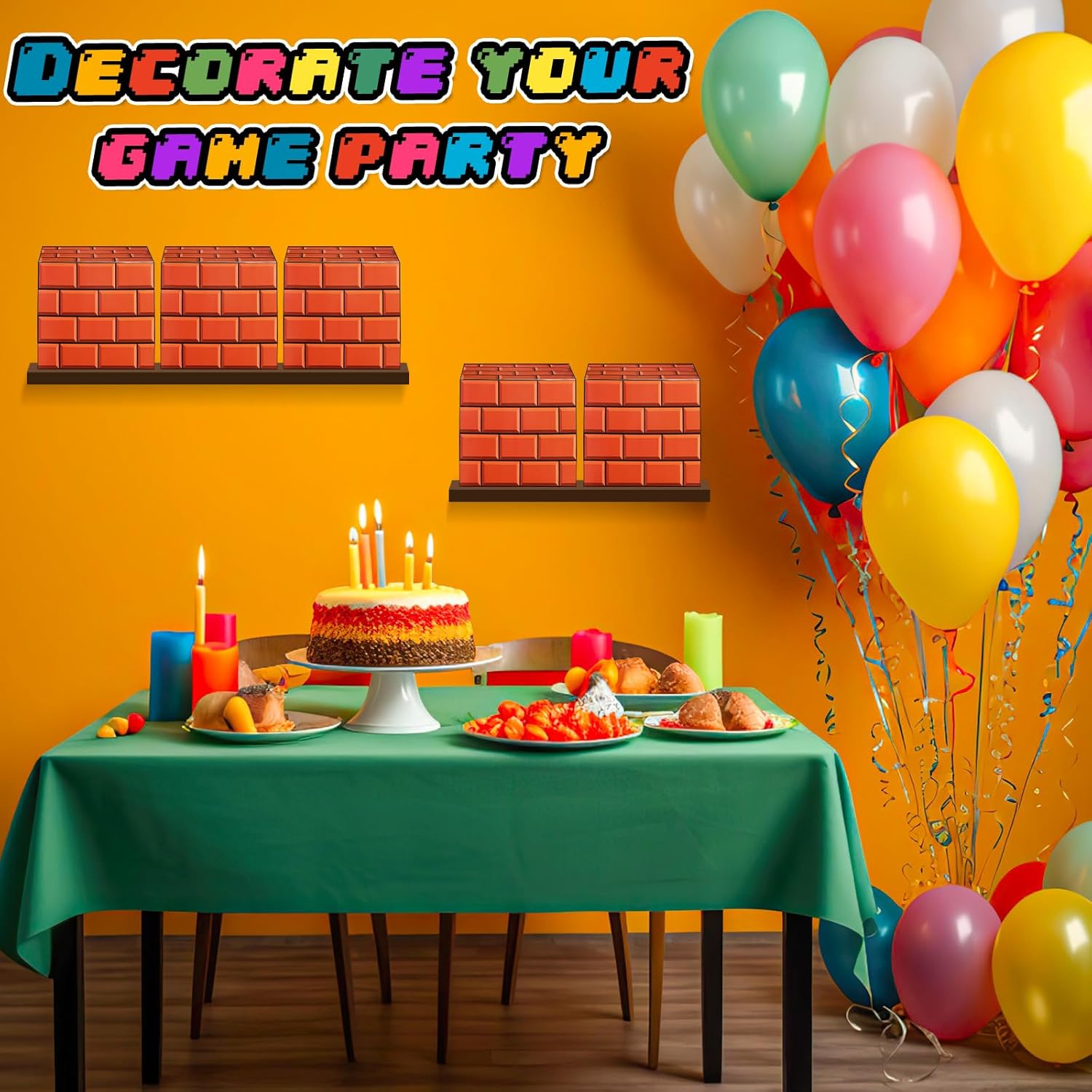 Zhanmai 8 Pcs Video Game Treat Boxes for Party