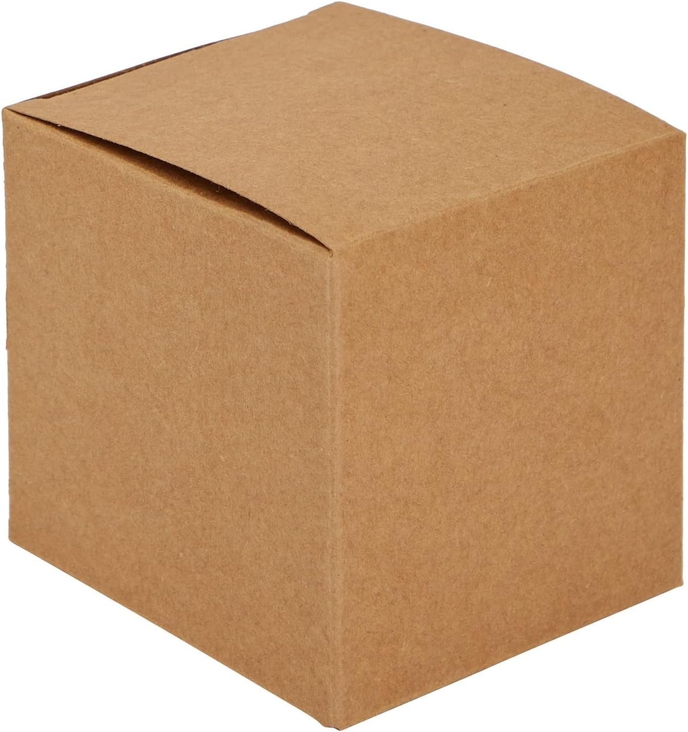 Stockroom Plus 50-Pack Brown Kraft Paper Boxes with Ribbons and Stickers