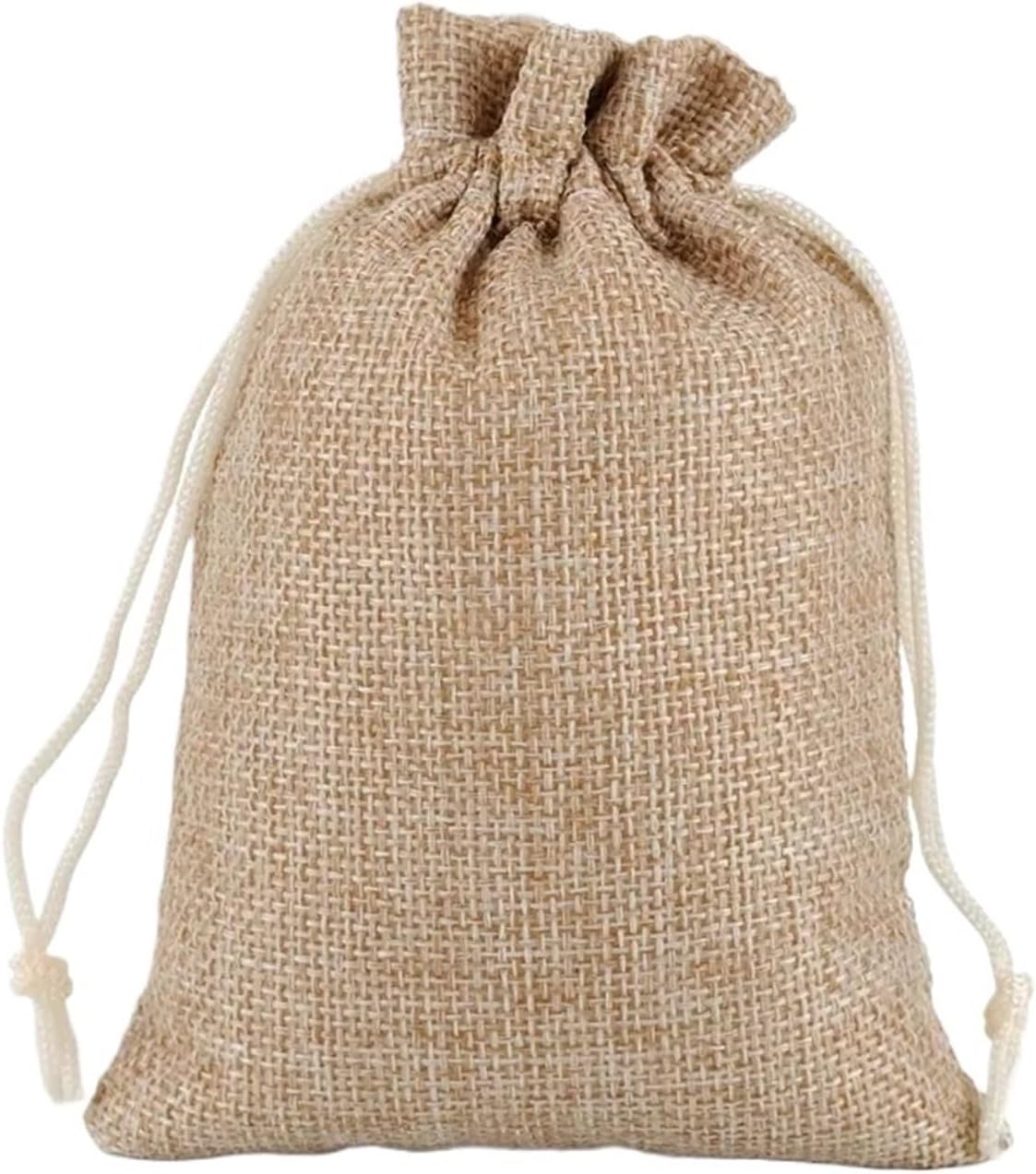 SOFXnng Cotton Linen Drawstring Gift Bags 50PCS 15X20CM 1