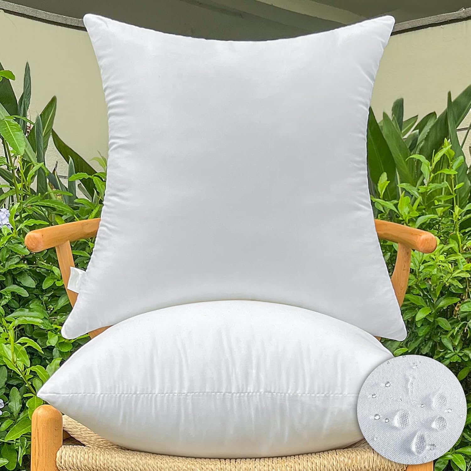 16x16 Inch Outdoor Pillow Fillers Pack of 2