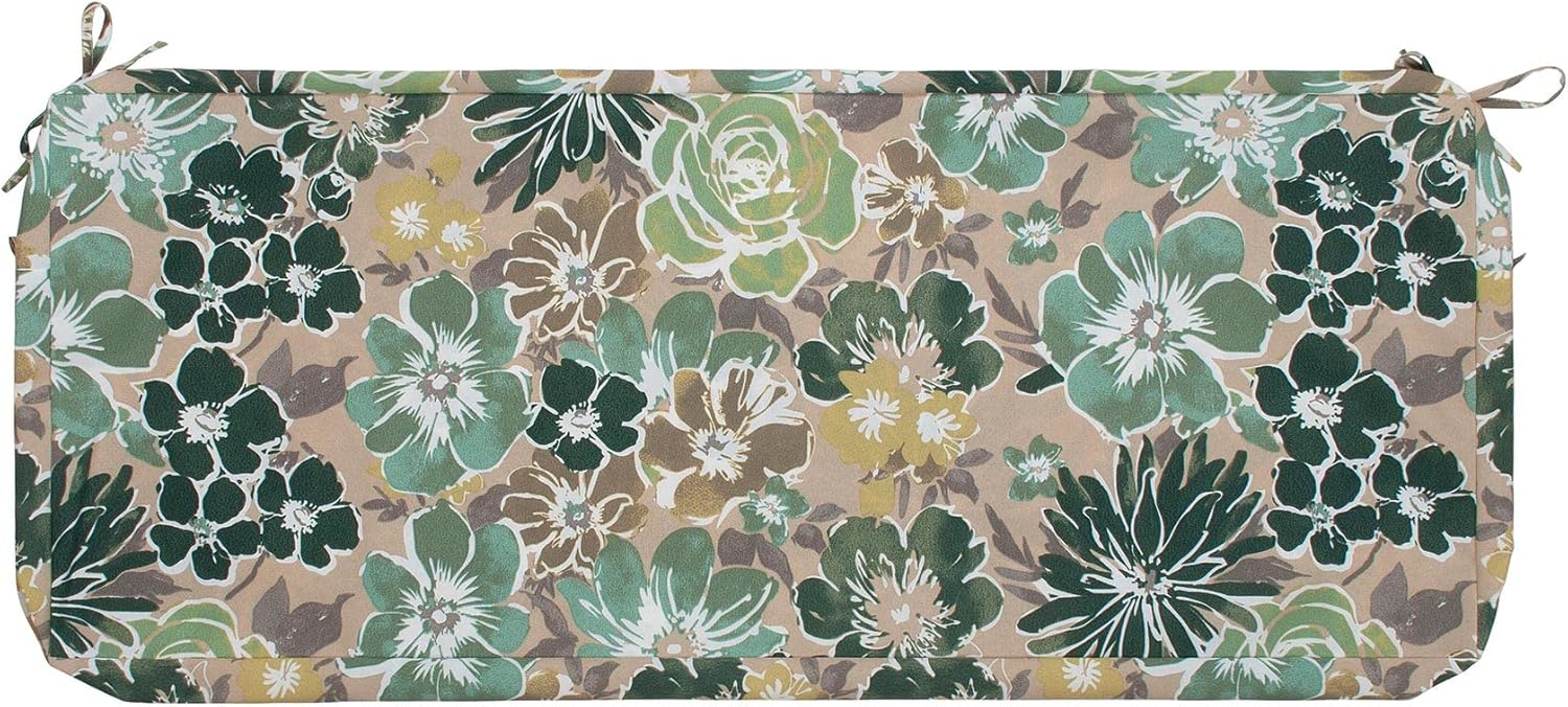 Magpie Fabrics Swing Cushion Covers 2 Set Green Floral
