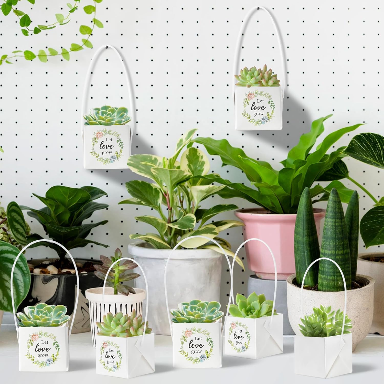 WATINC 40Pcs Succulent Gift Wrap Bags Set
