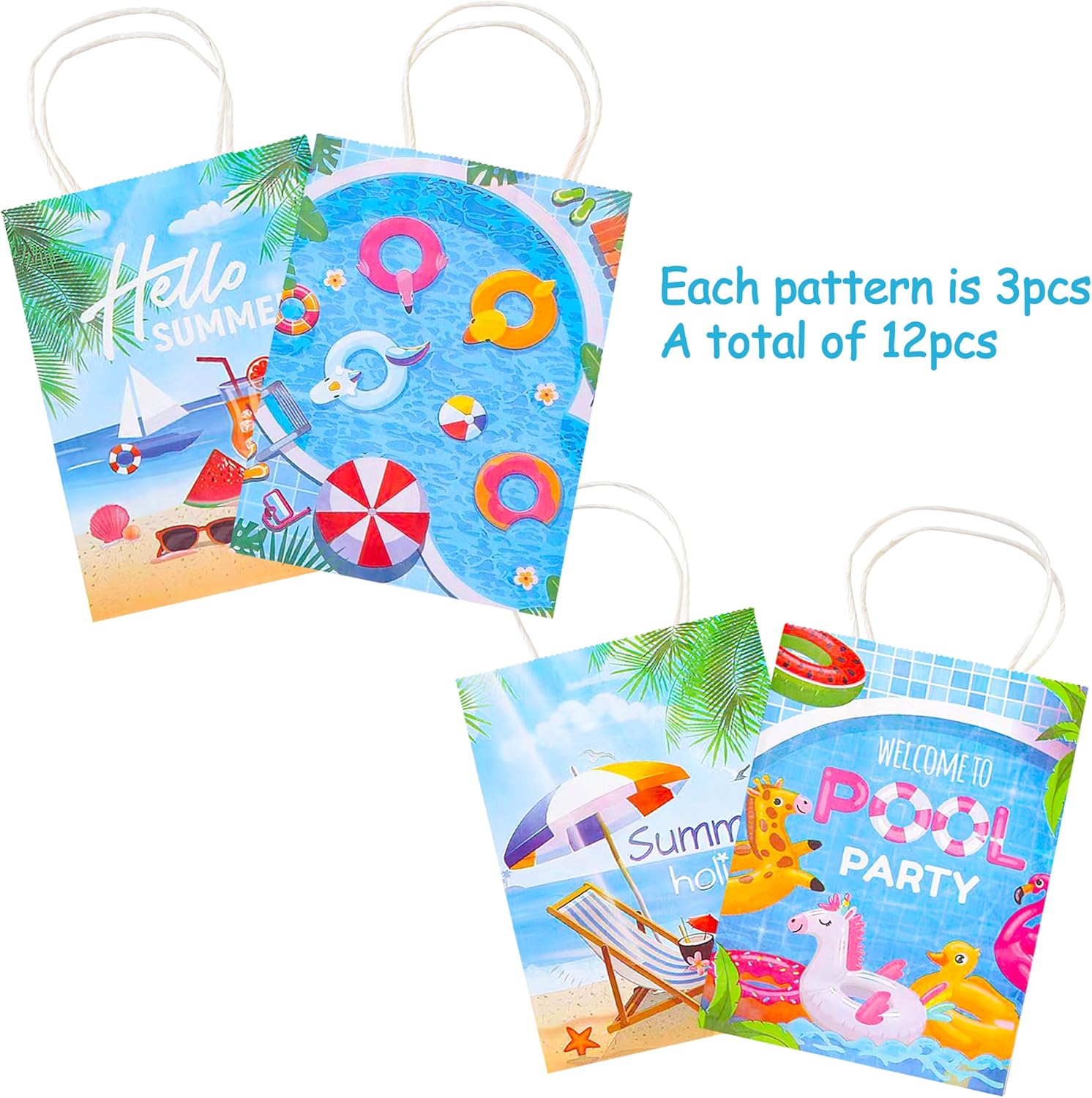 C L Cooper Life Summer Pool Party Gift Bags 12PCS