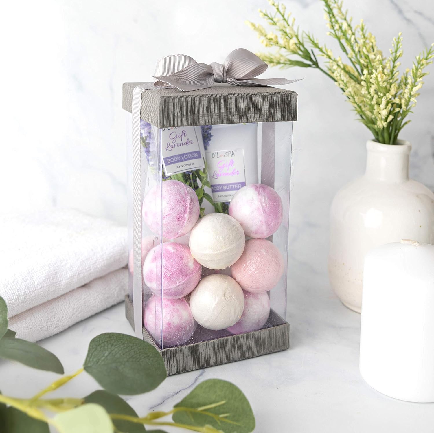 Hammont Clear Gift Box 6 Pack for Gifts Cakes Cookies
